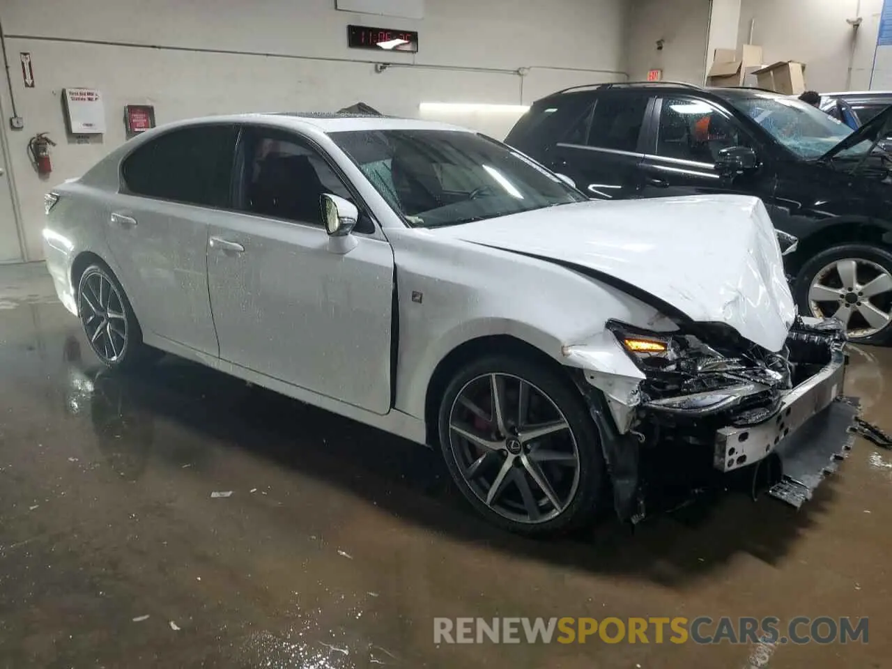 4 Photograph of a damaged car JTHBZ1BL6KA017053 LEXUS GS350 2019