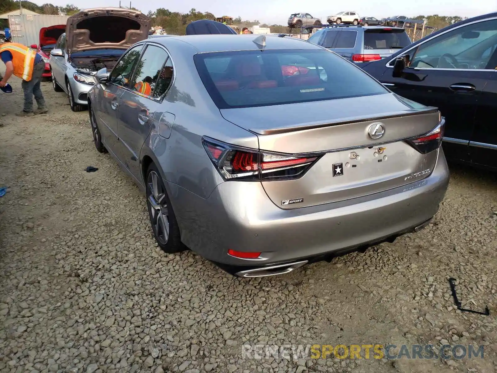 3 Photograph of a damaged car JTHCZ1BL5KA010549 LEXUS GS350 2019