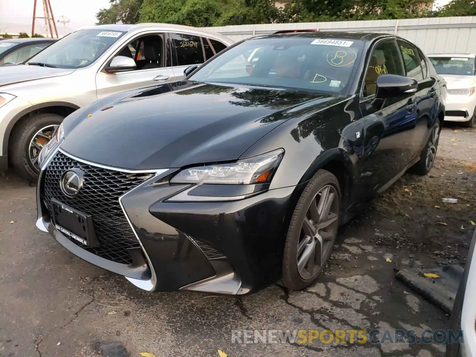 2 Photograph of a damaged car JTHEZ1CL2LA013014 LEXUS GS350 2020