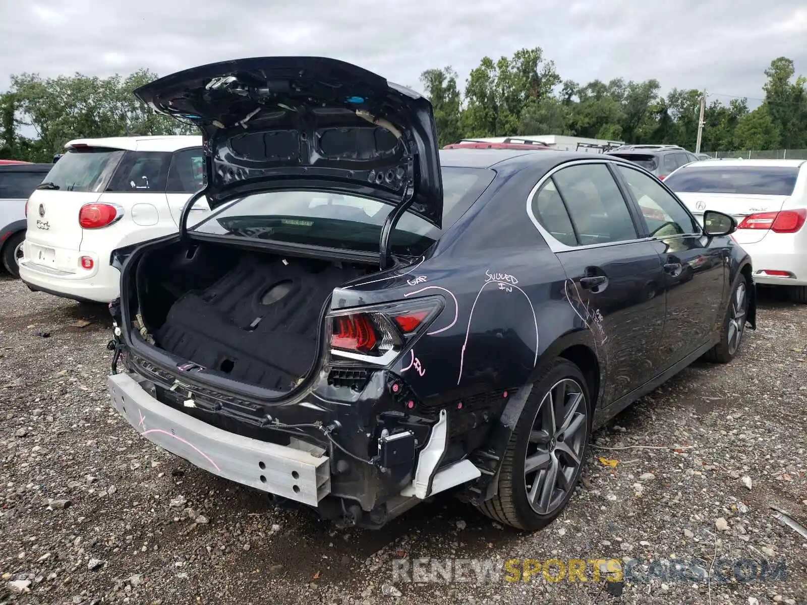 4 Photograph of a damaged car JTHEZ1CL5LA012150 LEXUS GS350 2020