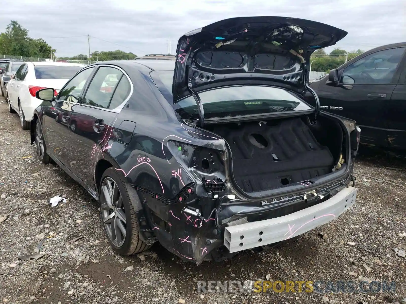 9 Photograph of a damaged car JTHEZ1CL5LA012150 LEXUS GS350 2020