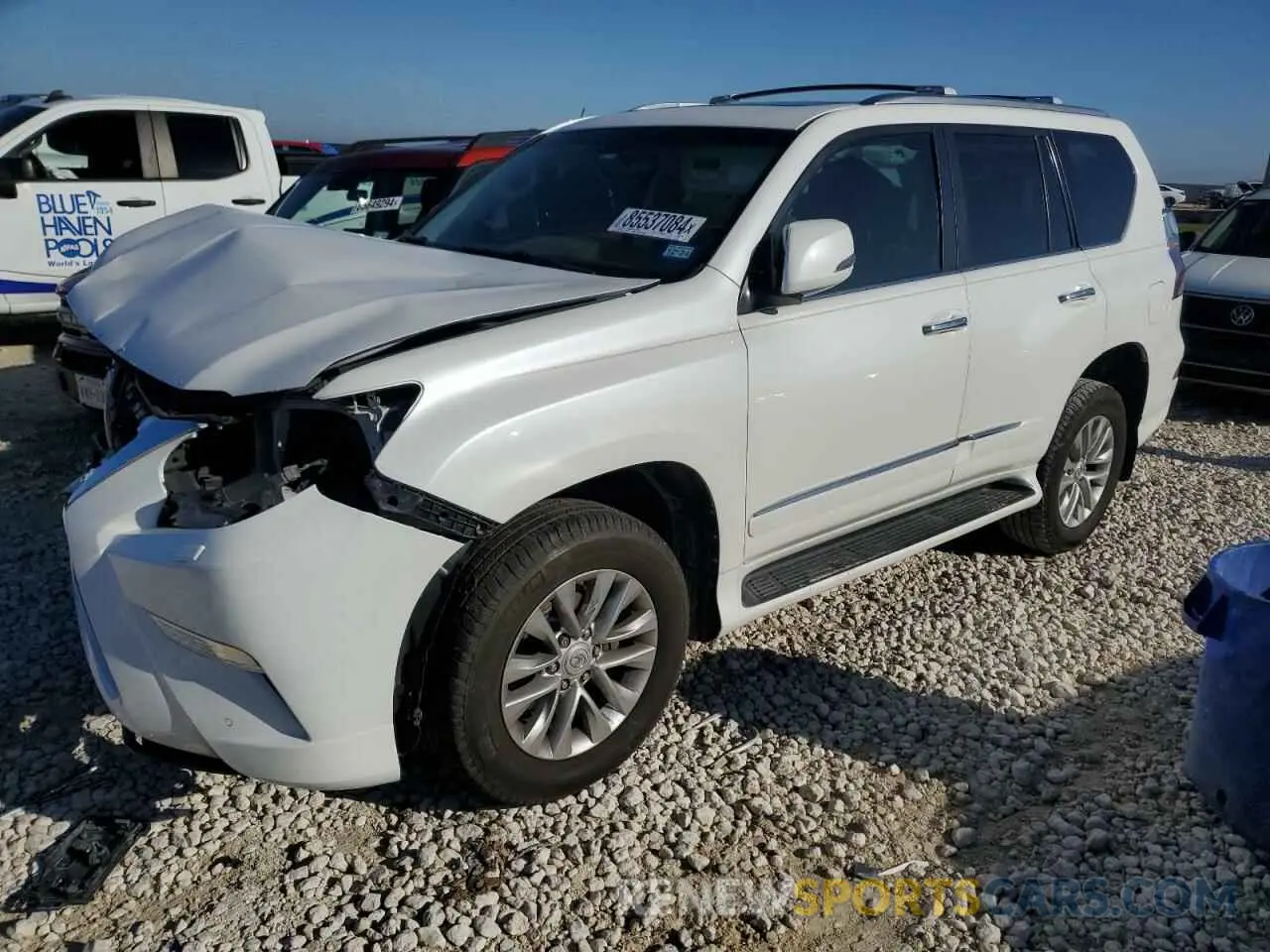 1 Photograph of a damaged car JTJBM7FX0K5210465 LEXUS GX 2019