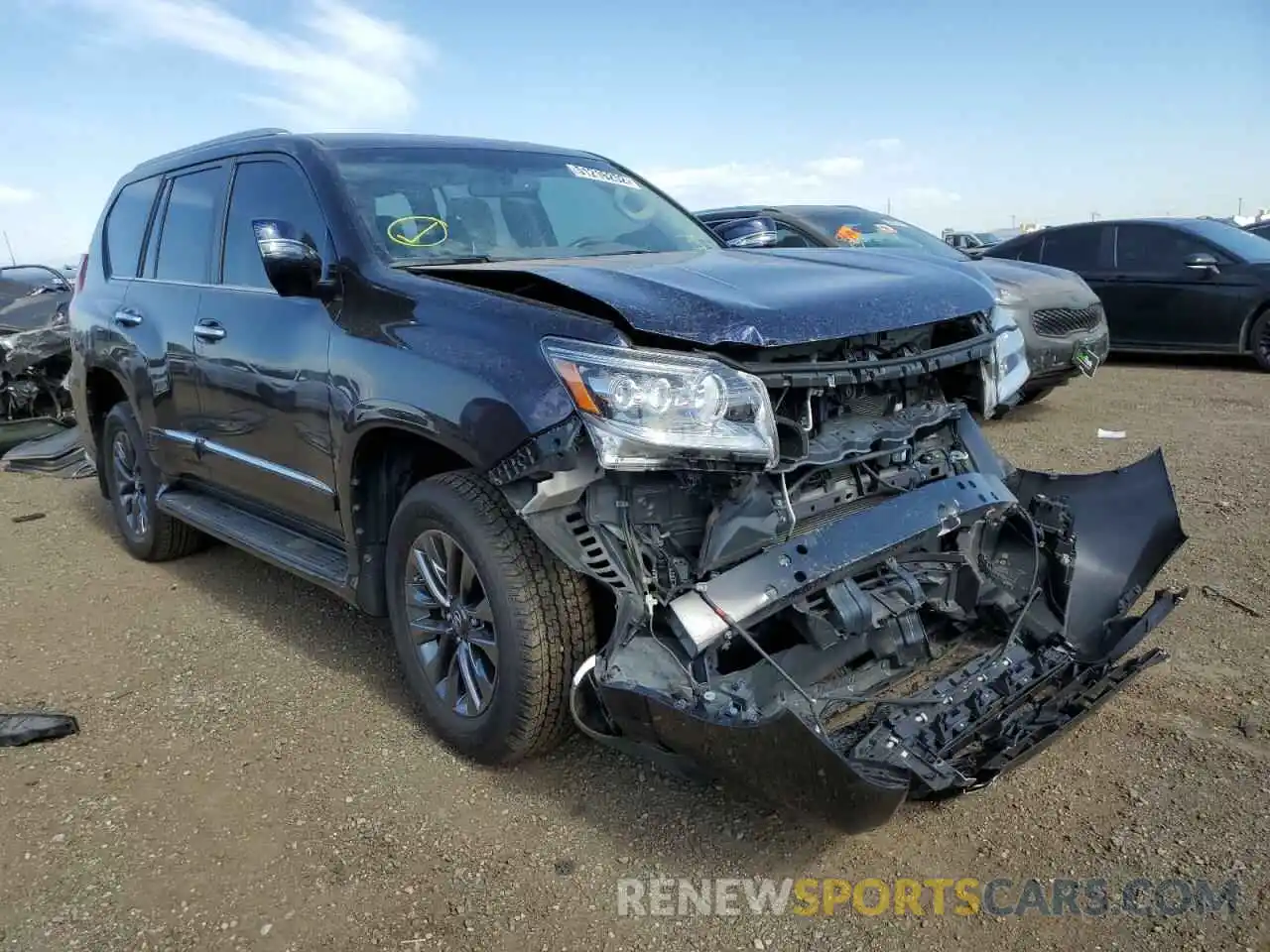 1 Photograph of a damaged car JTJBM7FX0K5212006 LEXUS GX 2019