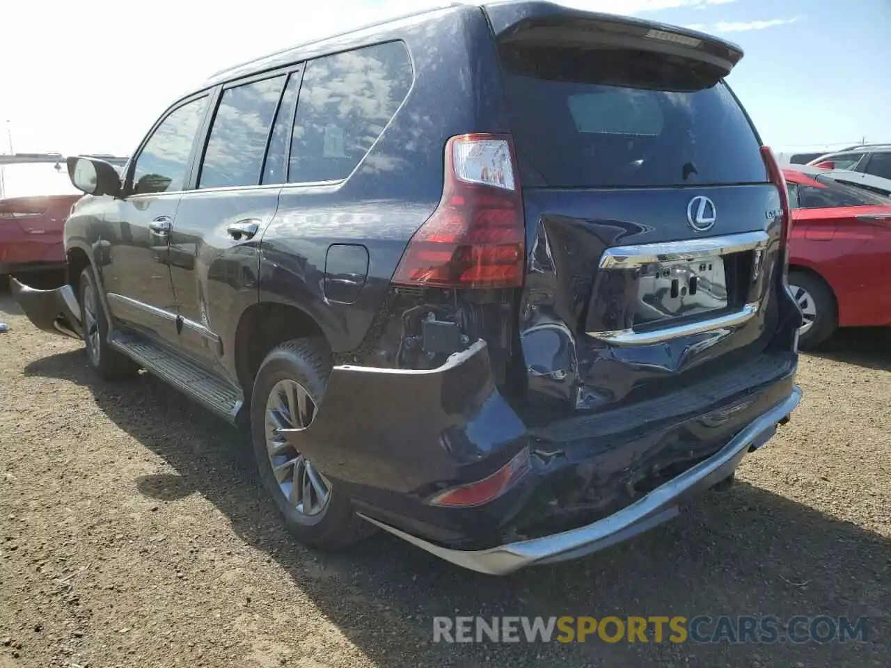 3 Photograph of a damaged car JTJBM7FX0K5212006 LEXUS GX 2019