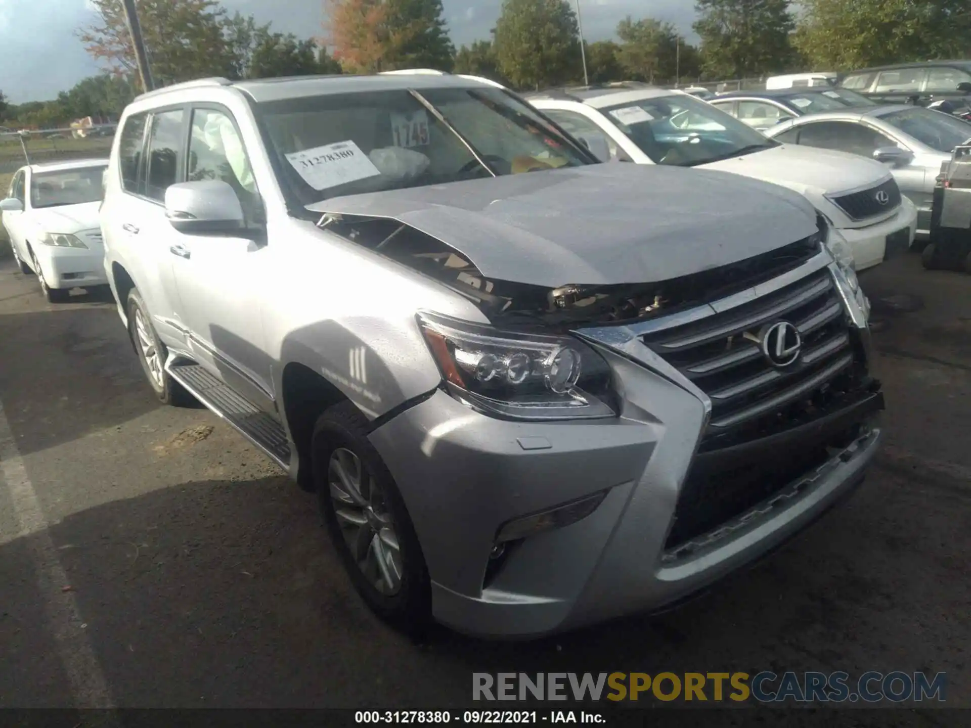 1 Photograph of a damaged car JTJBM7FX0K5217447 LEXUS GX 2019