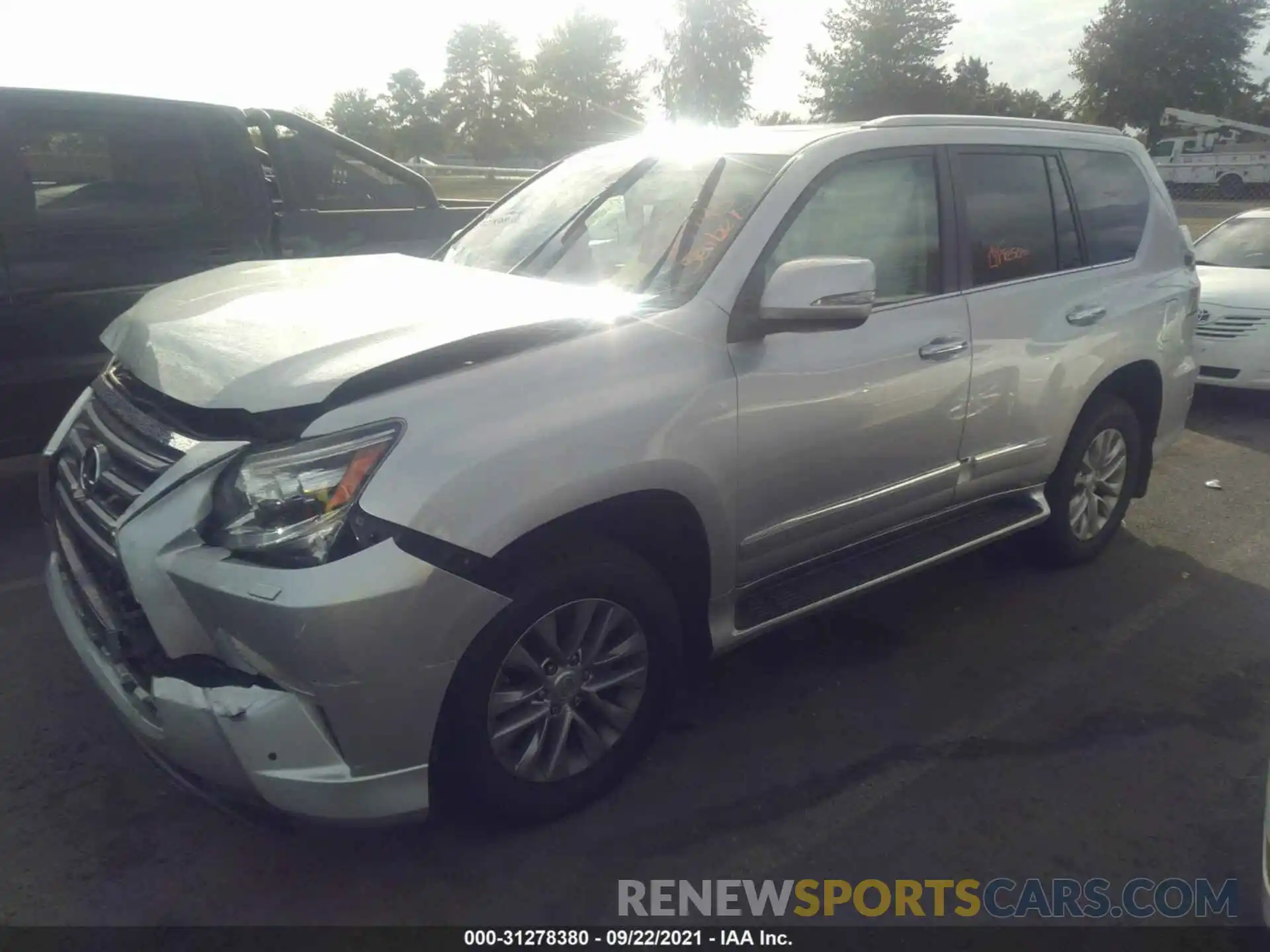 2 Photograph of a damaged car JTJBM7FX0K5217447 LEXUS GX 2019