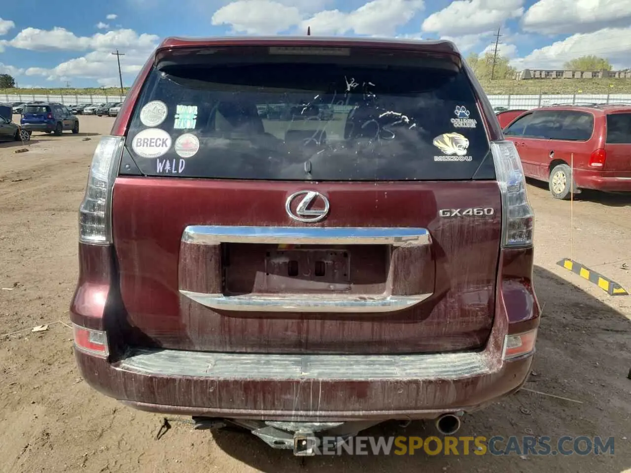 6 Photograph of a damaged car JTJBM7FX0K5219876 LEXUS GX 2019