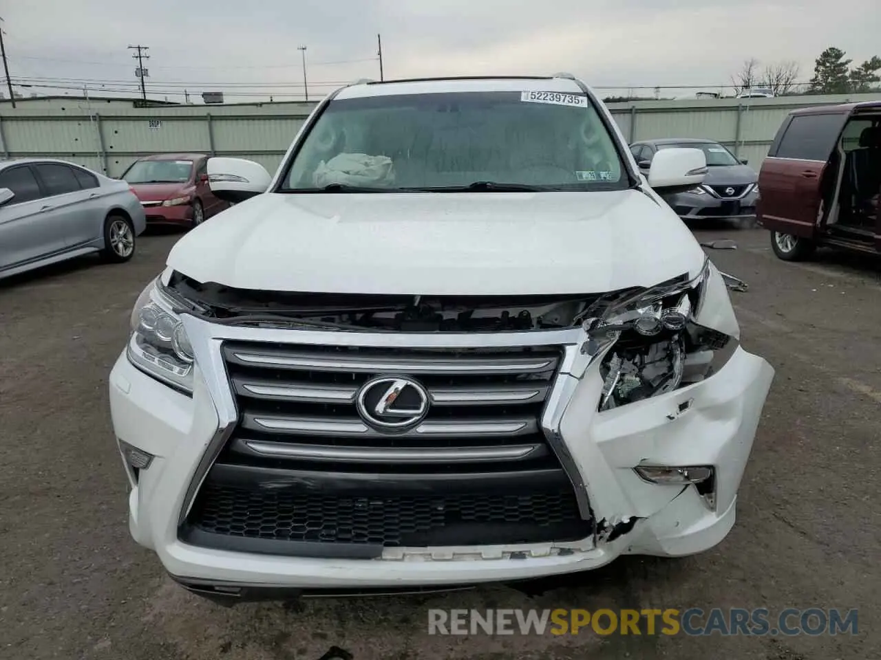 5 Photograph of a damaged car JTJBM7FX0K5235382 LEXUS GX 2019