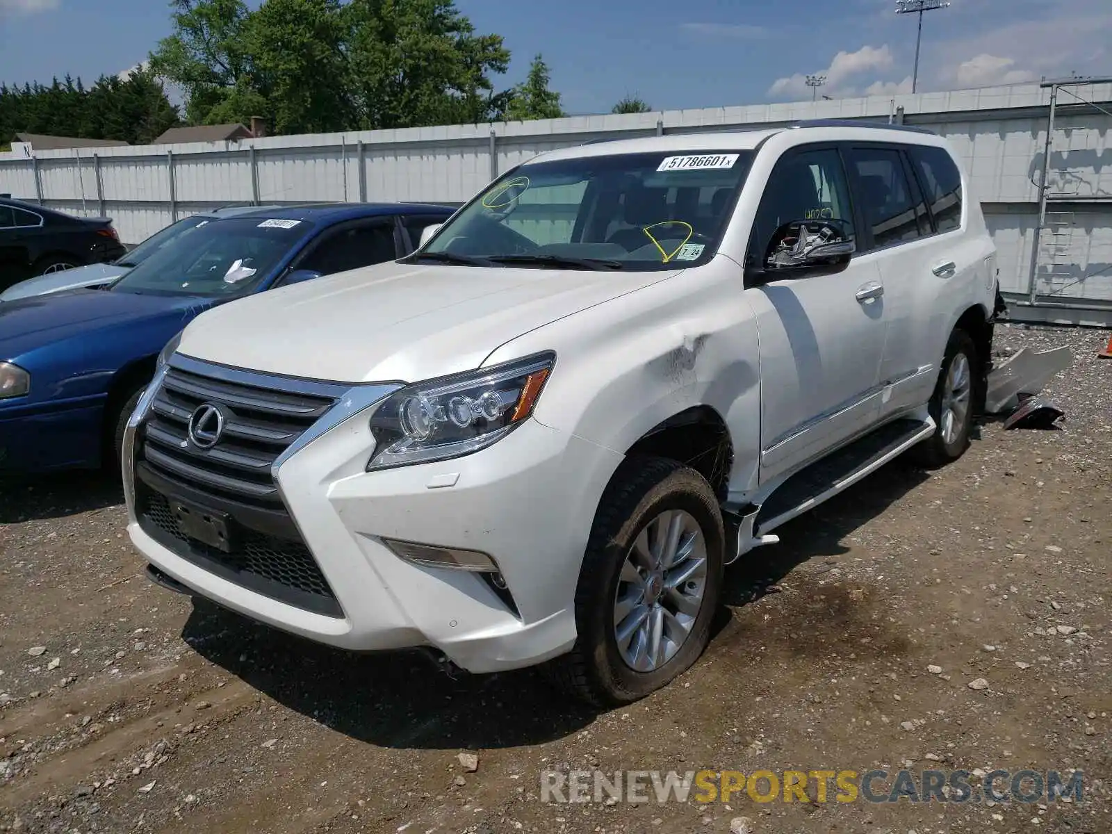 2 Photograph of a damaged car JTJBM7FX0K5235723 LEXUS GX 2019