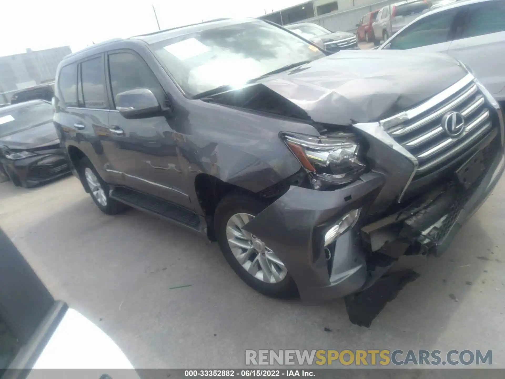 1 Photograph of a damaged car JTJBM7FX1K5223189 LEXUS GX 2019