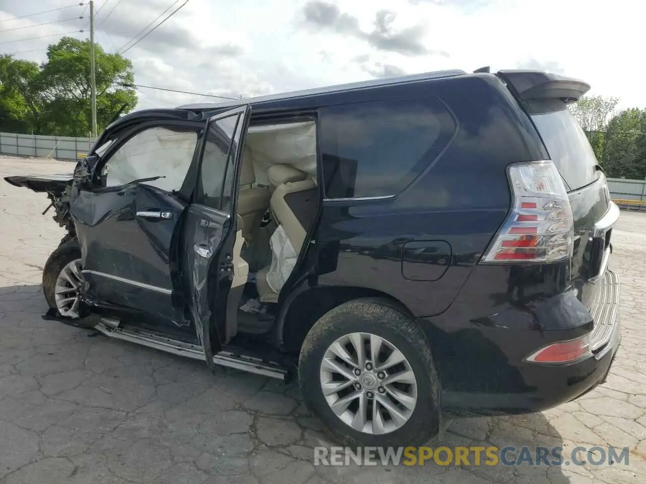 2 Photograph of a damaged car JTJBM7FX1K5237724 LEXUS GX 2019