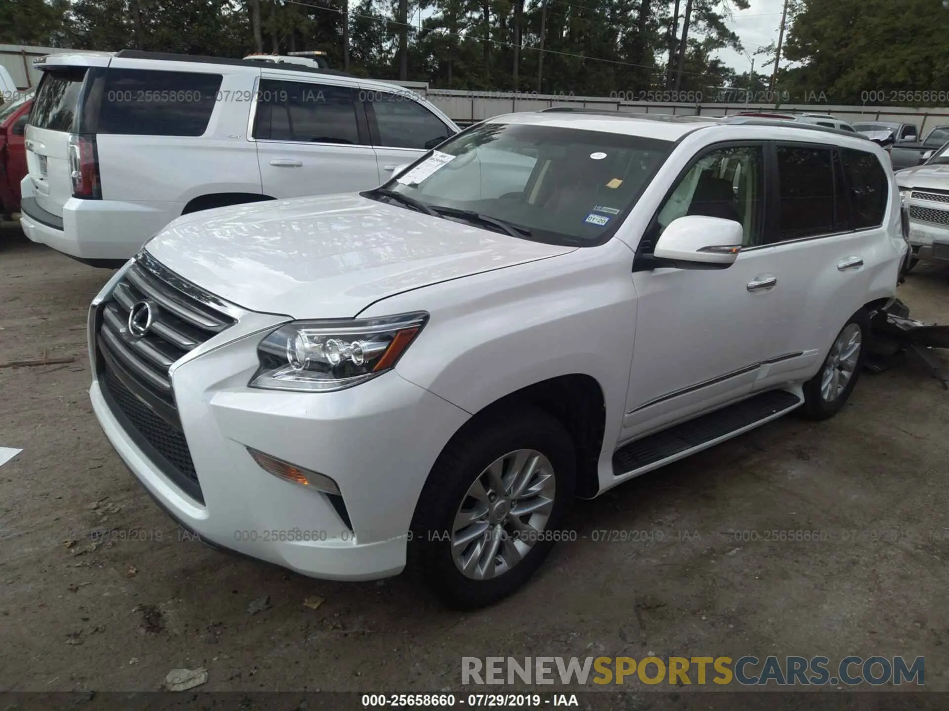 2 Photograph of a damaged car JTJBM7FX2K5214355 LEXUS GX 2019