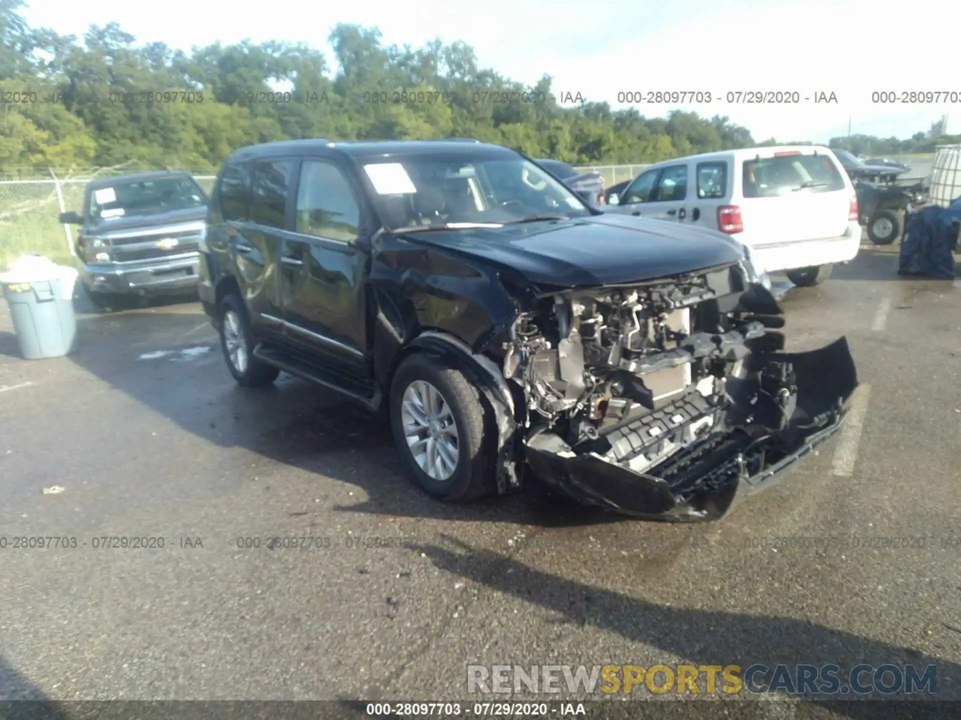 1 Photograph of a damaged car JTJBM7FX2K5219426 LEXUS GX 2019