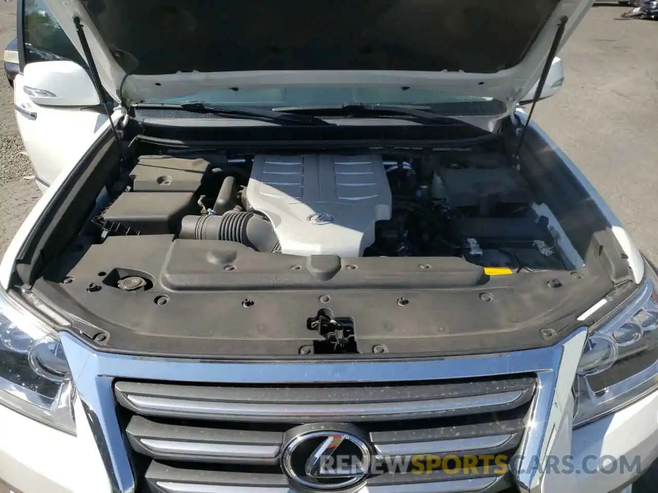 7 Photograph of a damaged car JTJBM7FX2K5225758 LEXUS GX 2019