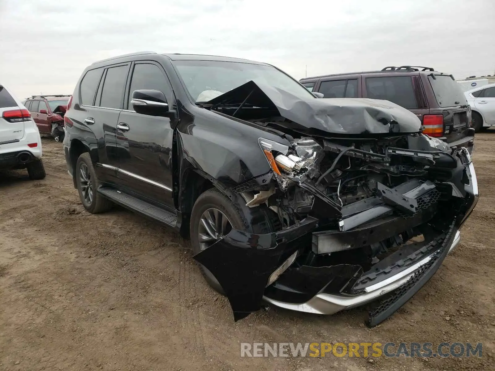 1 Photograph of a damaged car JTJBM7FX2K5233343 LEXUS GX 2019