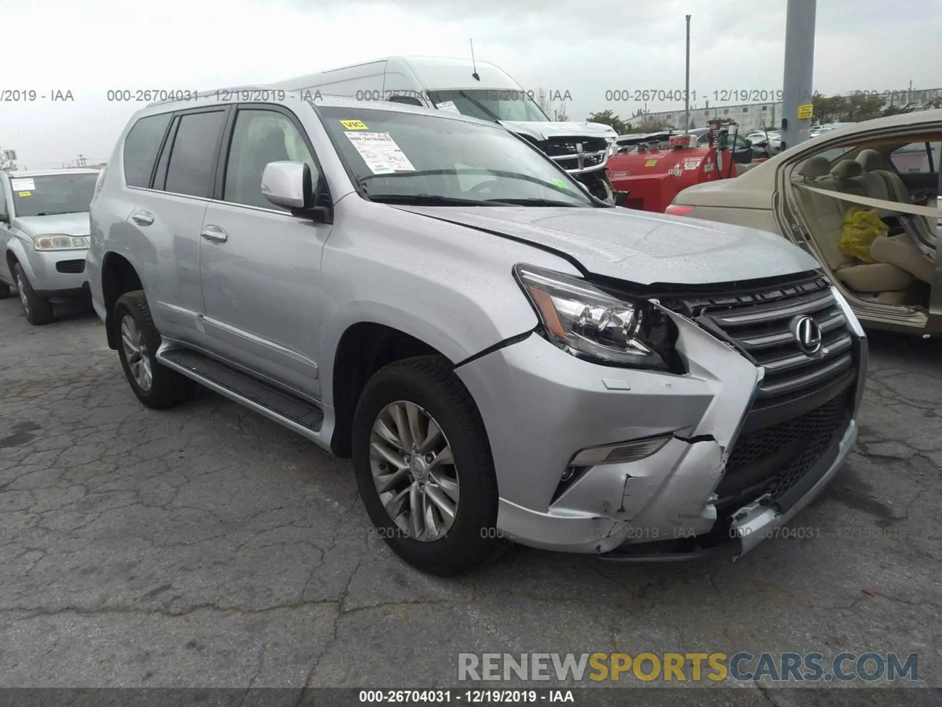 1 Photograph of a damaged car JTJBM7FX2K5234881 LEXUS GX 2019