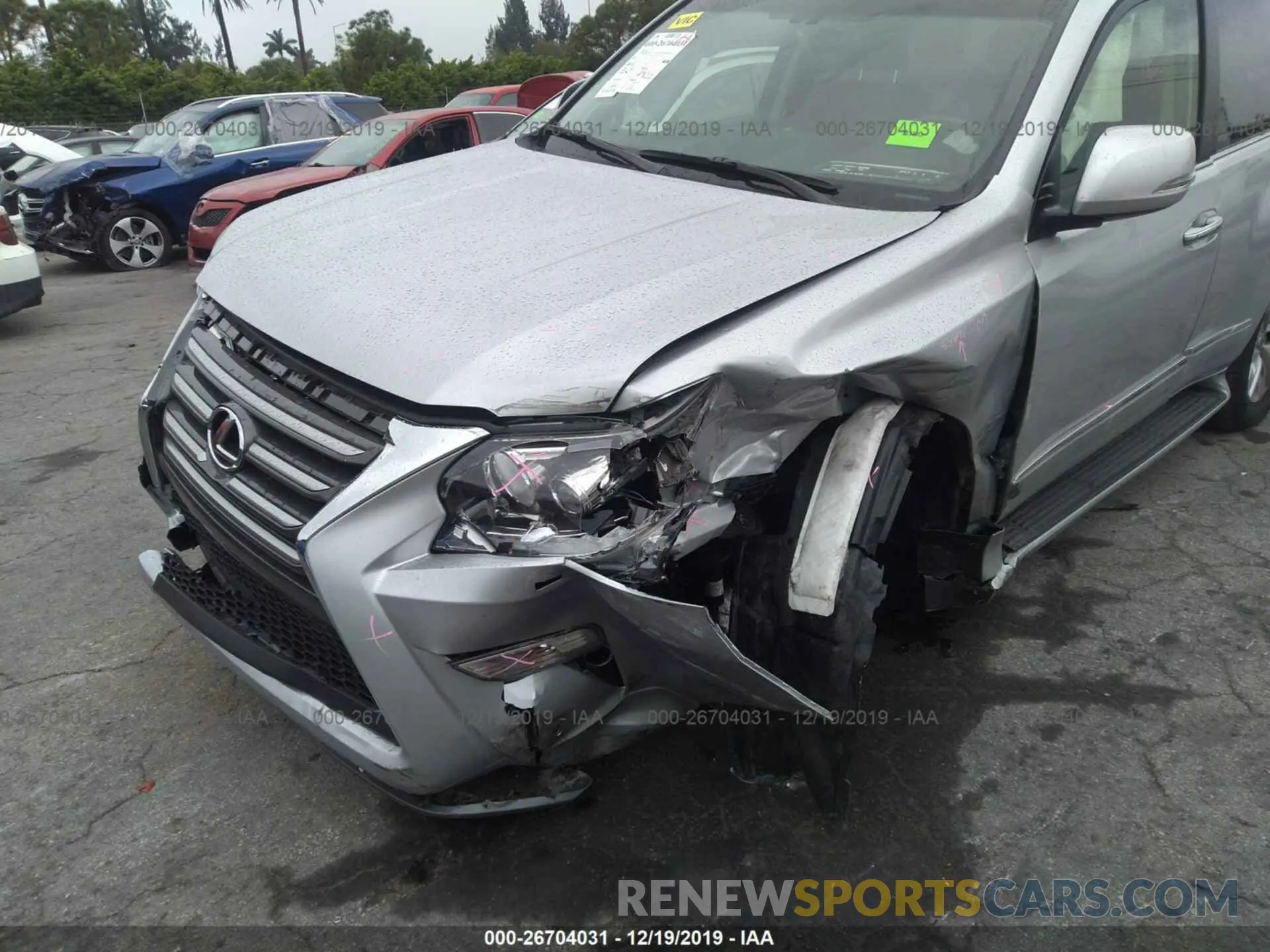 6 Photograph of a damaged car JTJBM7FX2K5234881 LEXUS GX 2019