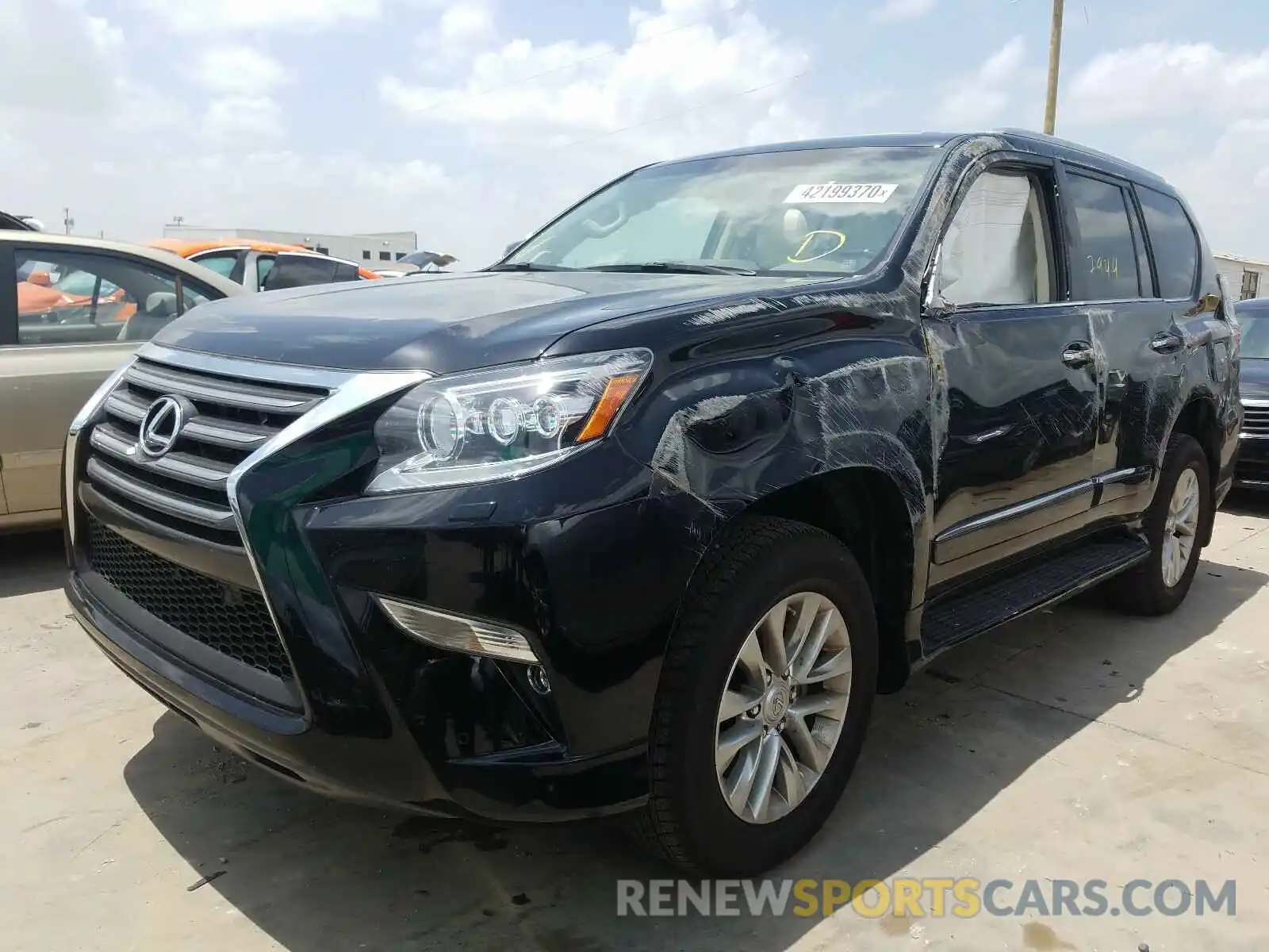 2 Photograph of a damaged car JTJBM7FX2K5240700 LEXUS GX 2019