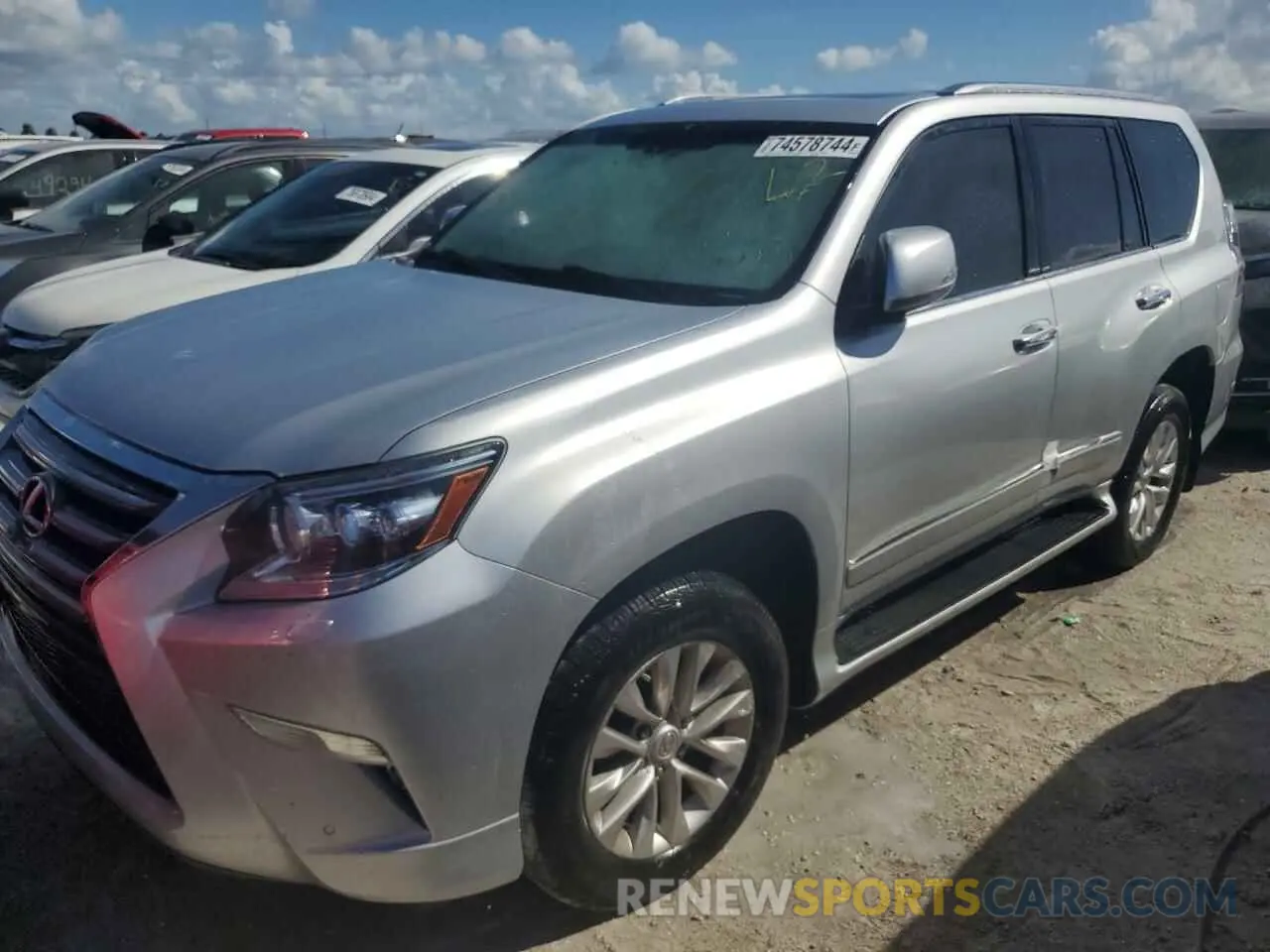1 Photograph of a damaged car JTJBM7FX3K5217572 LEXUS GX 2019
