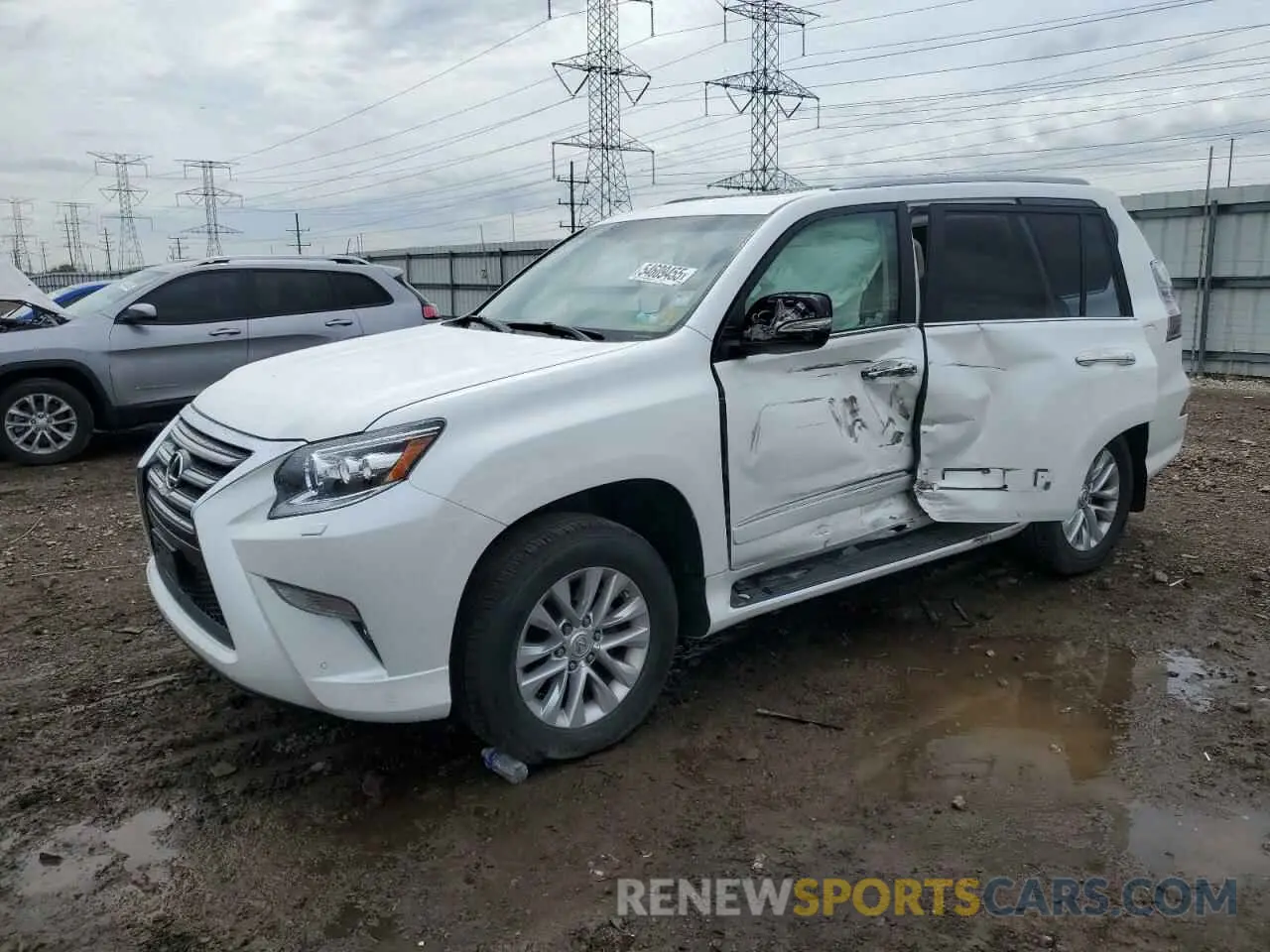 1 Photograph of a damaged car JTJBM7FX3K5219497 LEXUS GX 2019