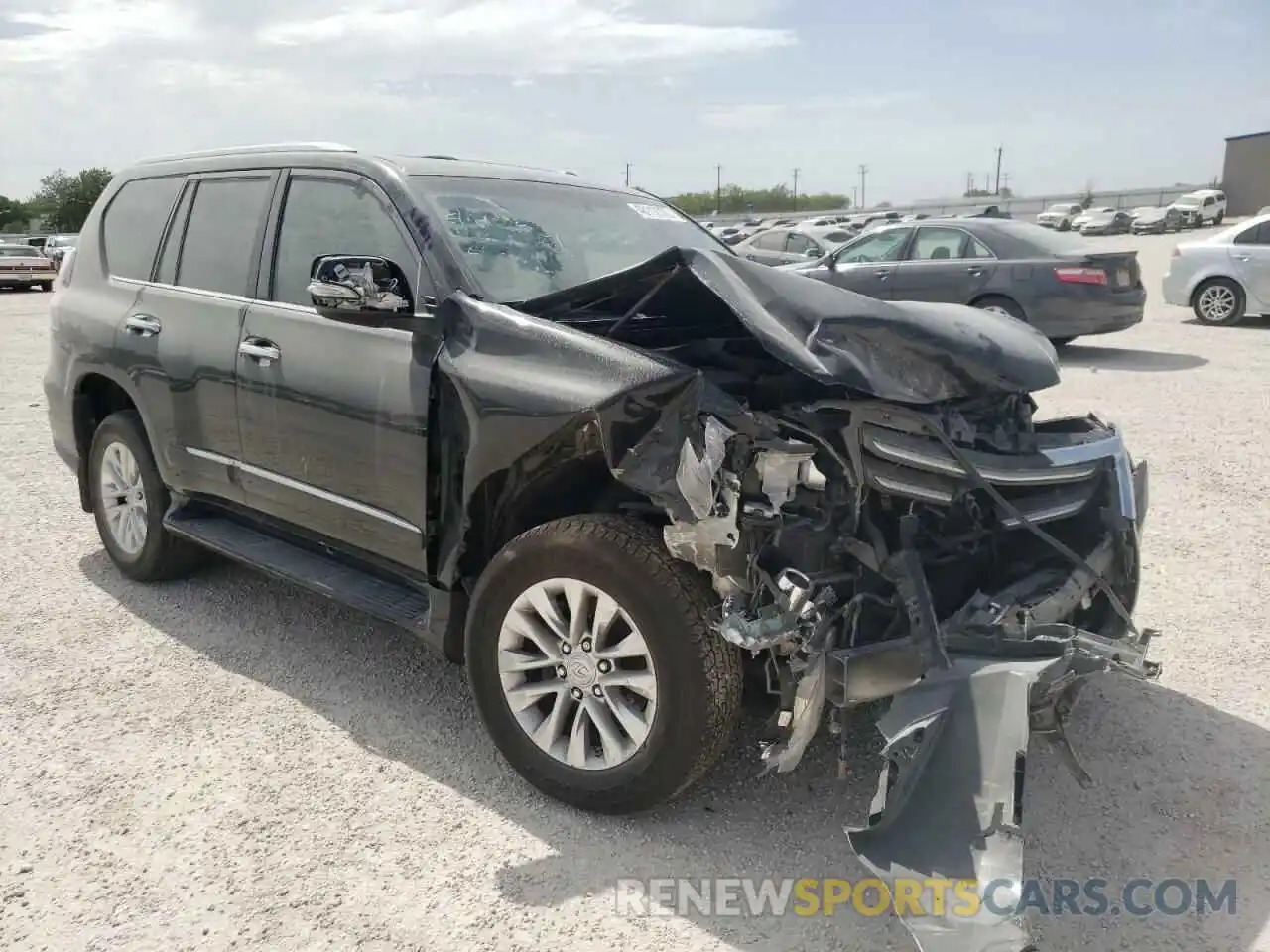 1 Photograph of a damaged car JTJBM7FX3K5222609 LEXUS GX 2019