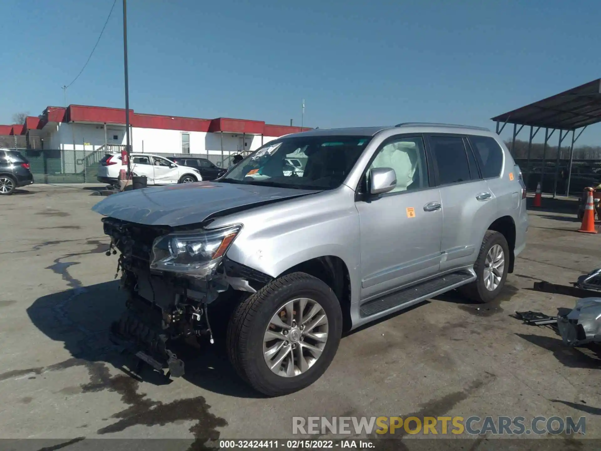 2 Photograph of a damaged car JTJBM7FX3K5222691 LEXUS GX 2019