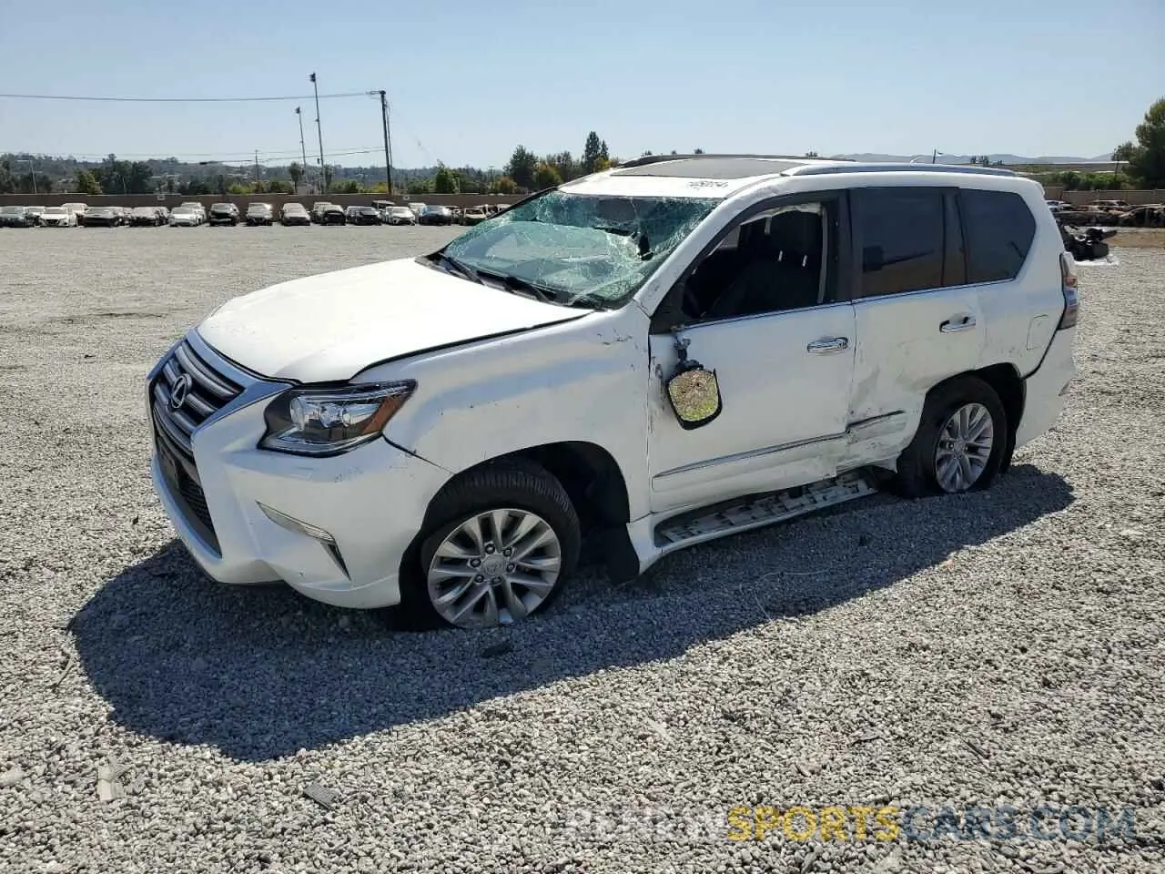 1 Photograph of a damaged car JTJBM7FX3K5228233 LEXUS GX 2019