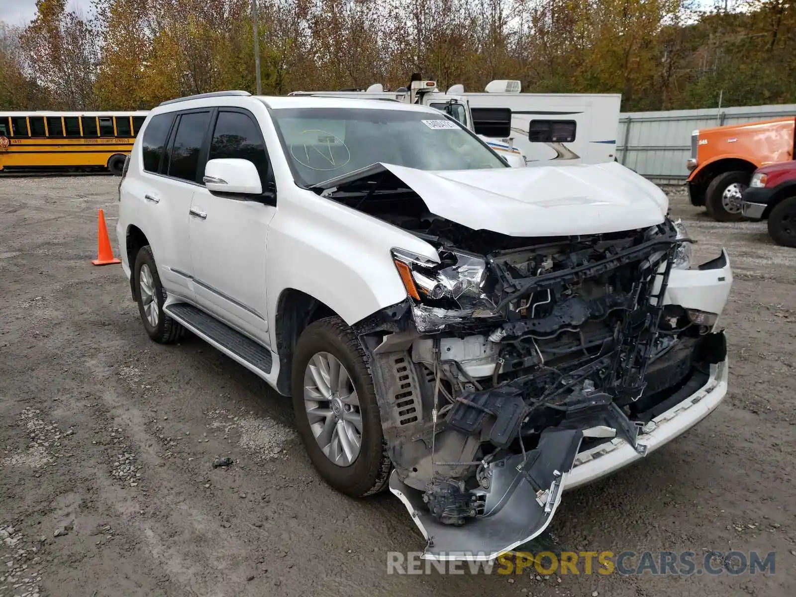 1 Photograph of a damaged car JTJBM7FX3K5228622 LEXUS GX 2019