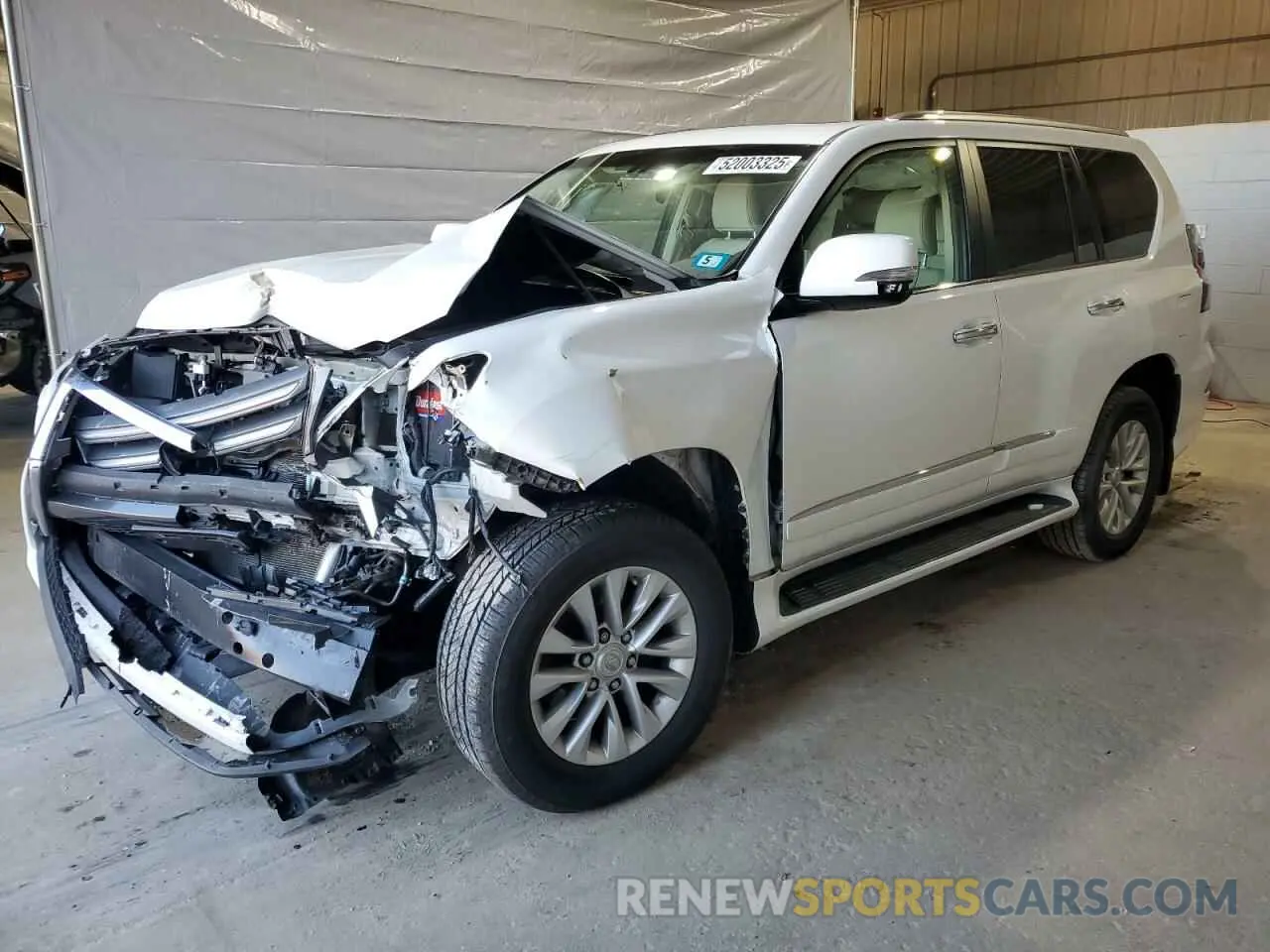 1 Photograph of a damaged car JTJBM7FX3K5231908 LEXUS GX 2019