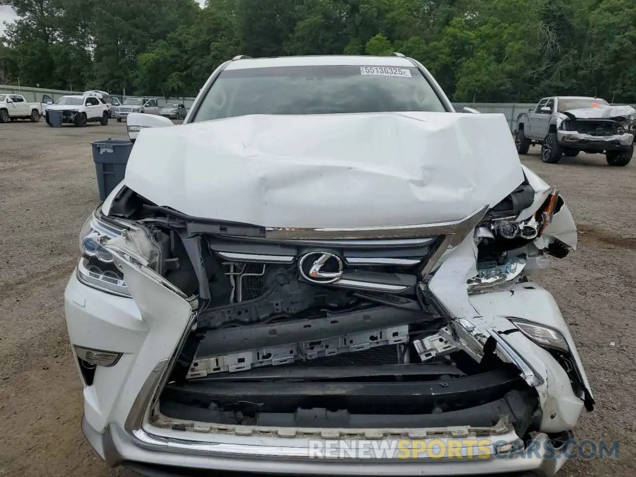 5 Photograph of a damaged car JTJBM7FX3K5237482 LEXUS GX 2019