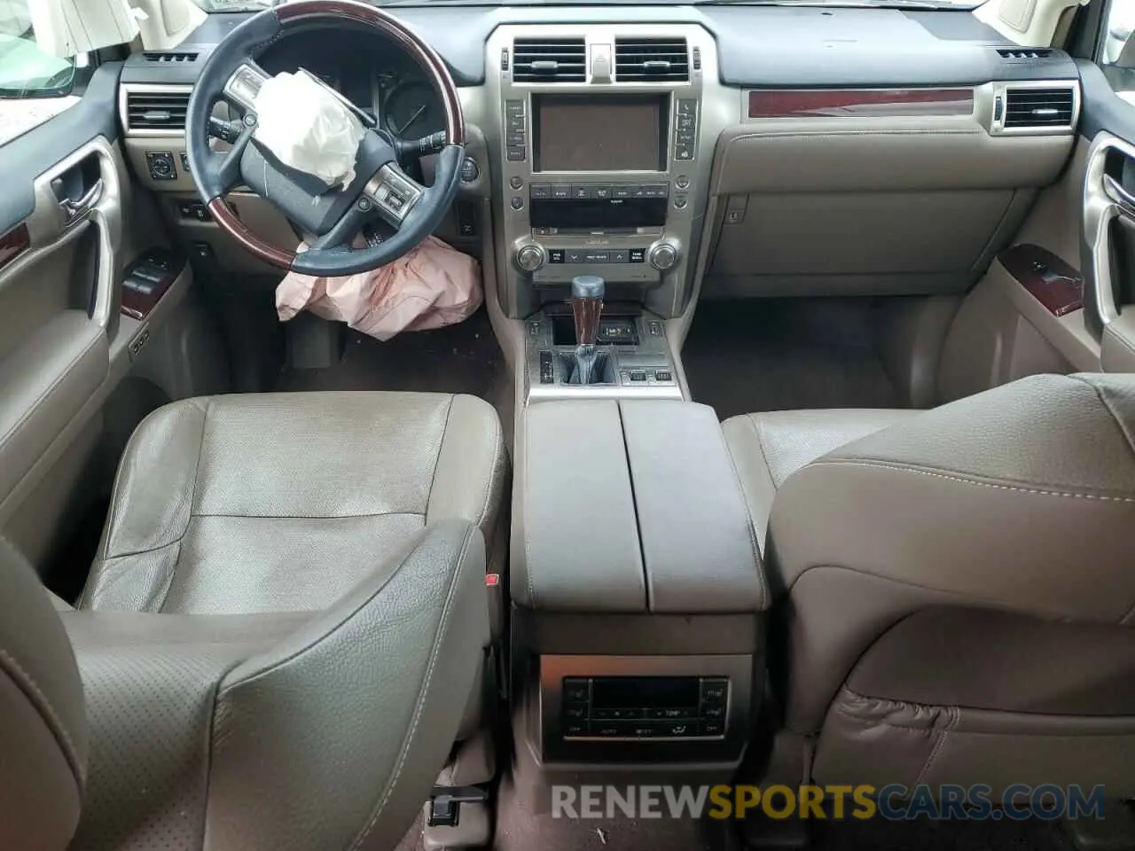 8 Photograph of a damaged car JTJBM7FX3K5237482 LEXUS GX 2019