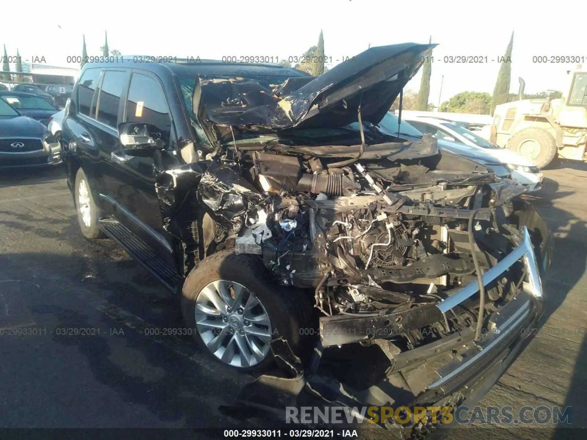 1 Photograph of a damaged car JTJBM7FX4K5211733 LEXUS GX 2019