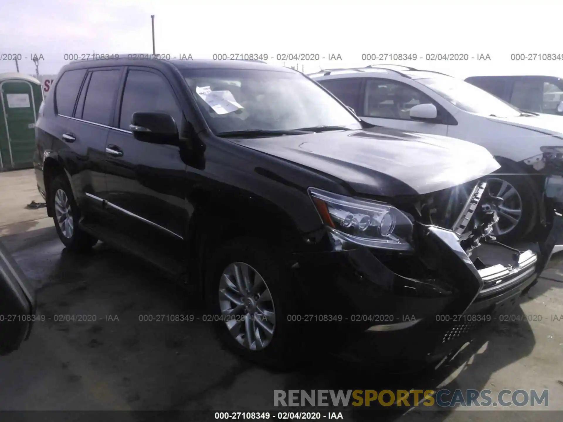 1 Photograph of a damaged car JTJBM7FX4K5217628 LEXUS GX 2019