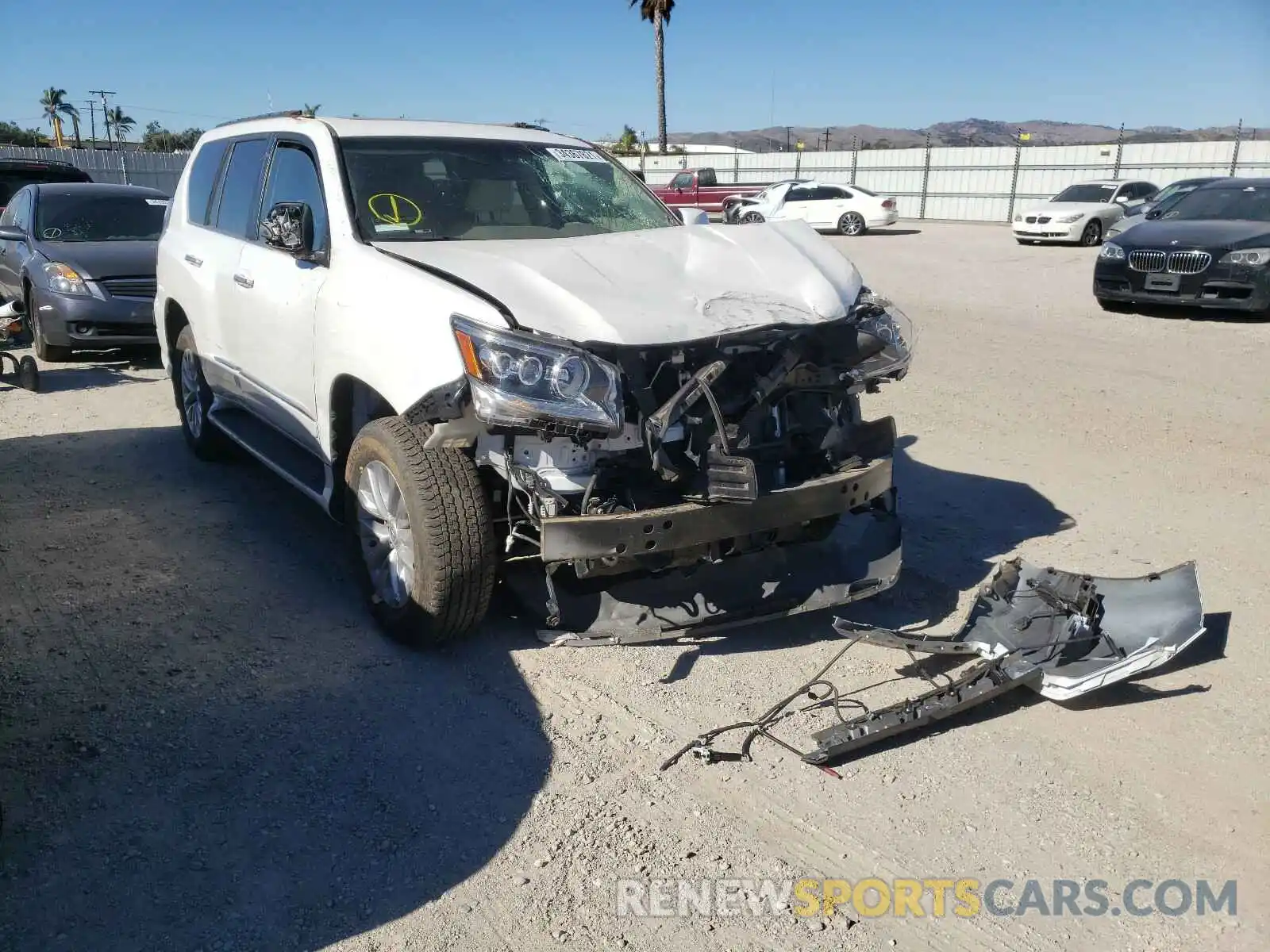 1 Photograph of a damaged car JTJBM7FX4K5217757 LEXUS GX 2019