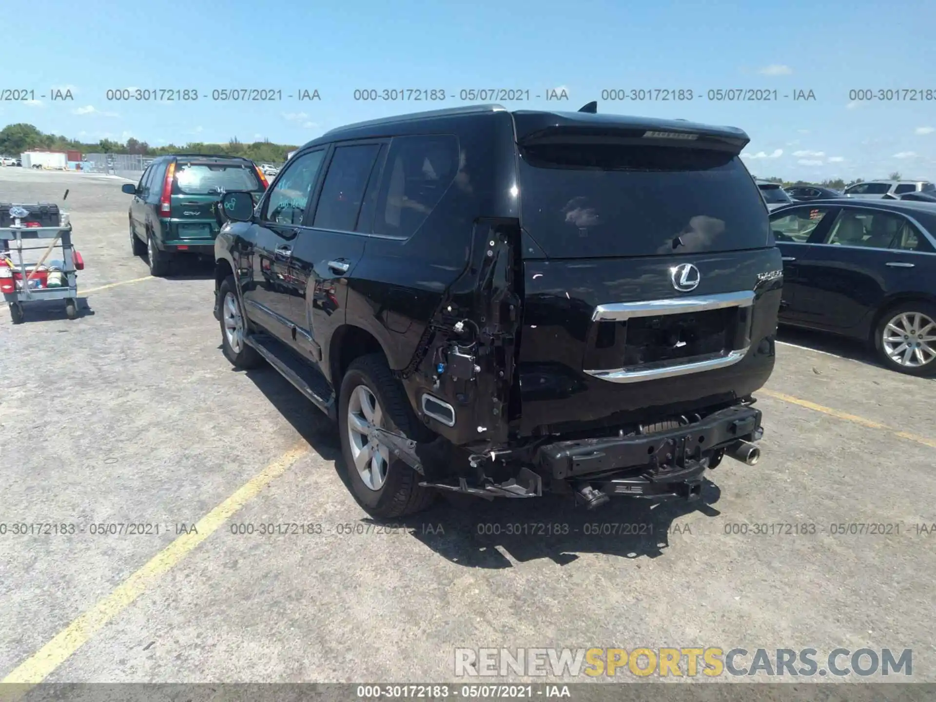 3 Photograph of a damaged car JTJBM7FX4K5228810 LEXUS GX 2019