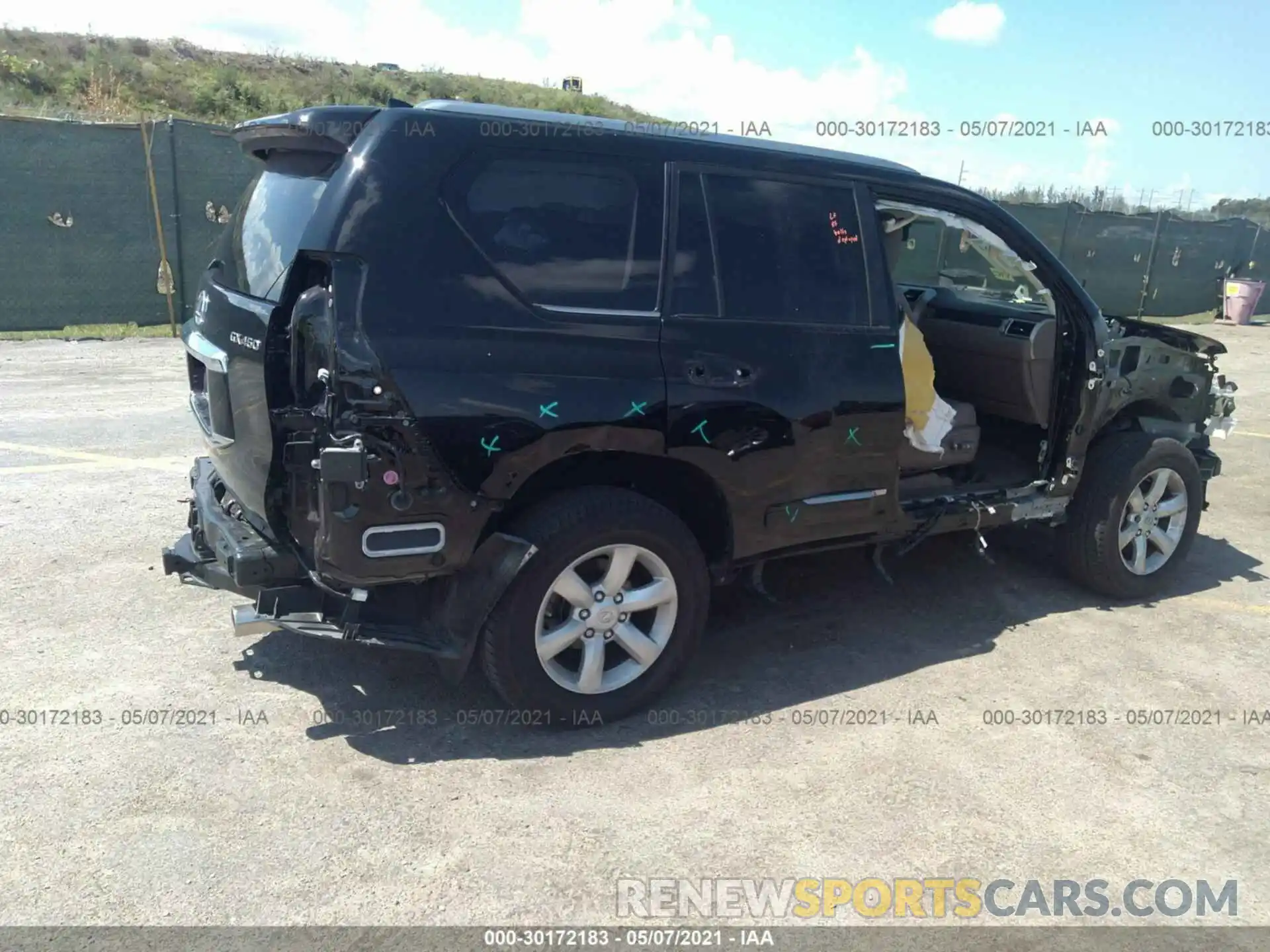 4 Photograph of a damaged car JTJBM7FX4K5228810 LEXUS GX 2019