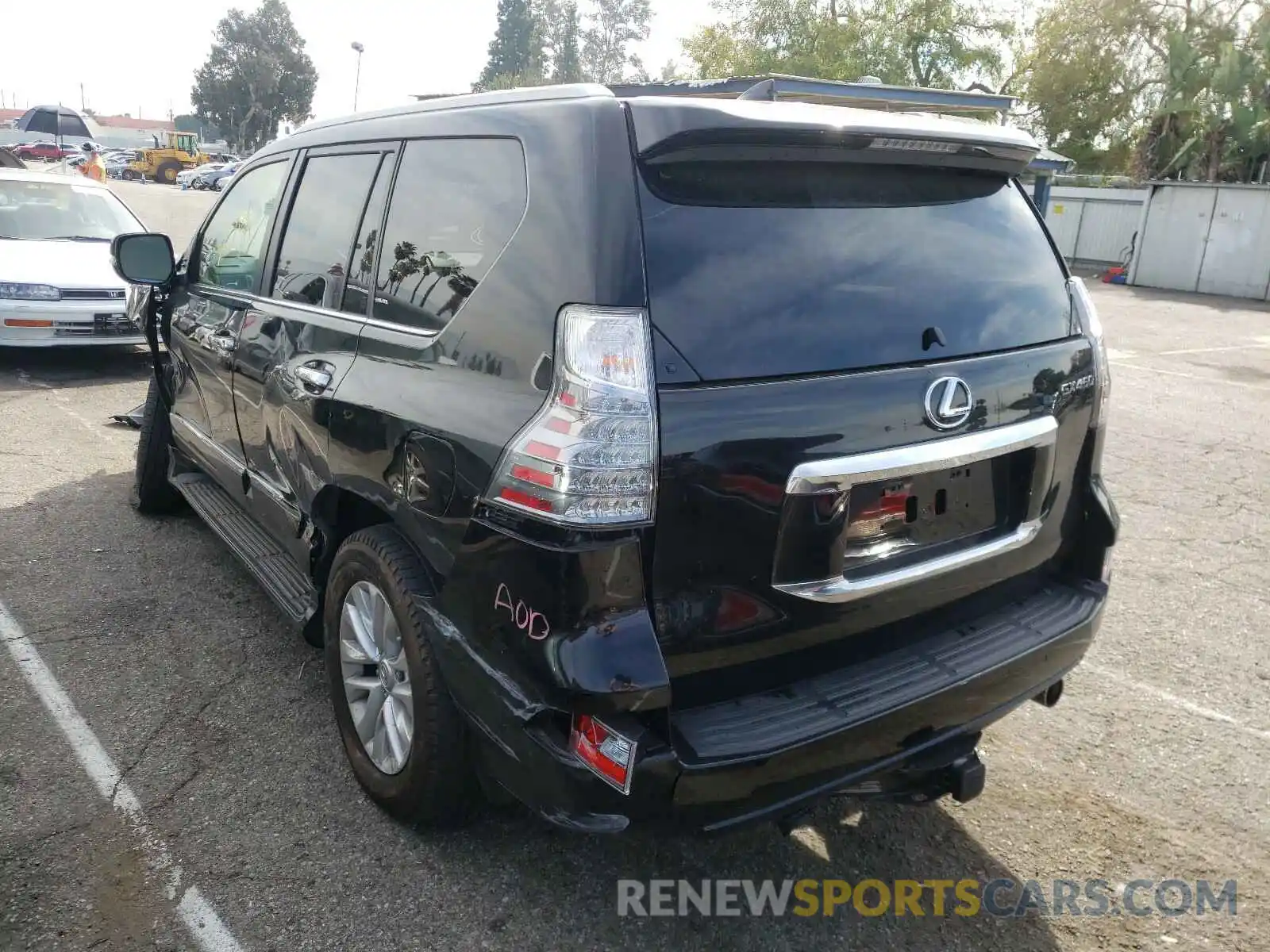 3 Photograph of a damaged car JTJBM7FX4K5229293 LEXUS GX 2019