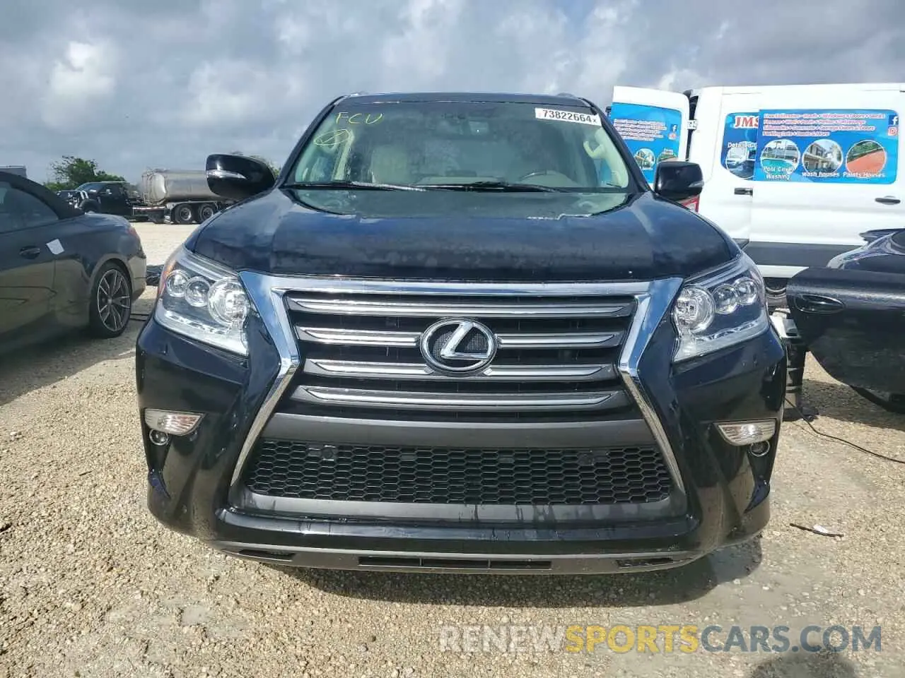 5 Photograph of a damaged car JTJBM7FX4K5232355 LEXUS GX 2019