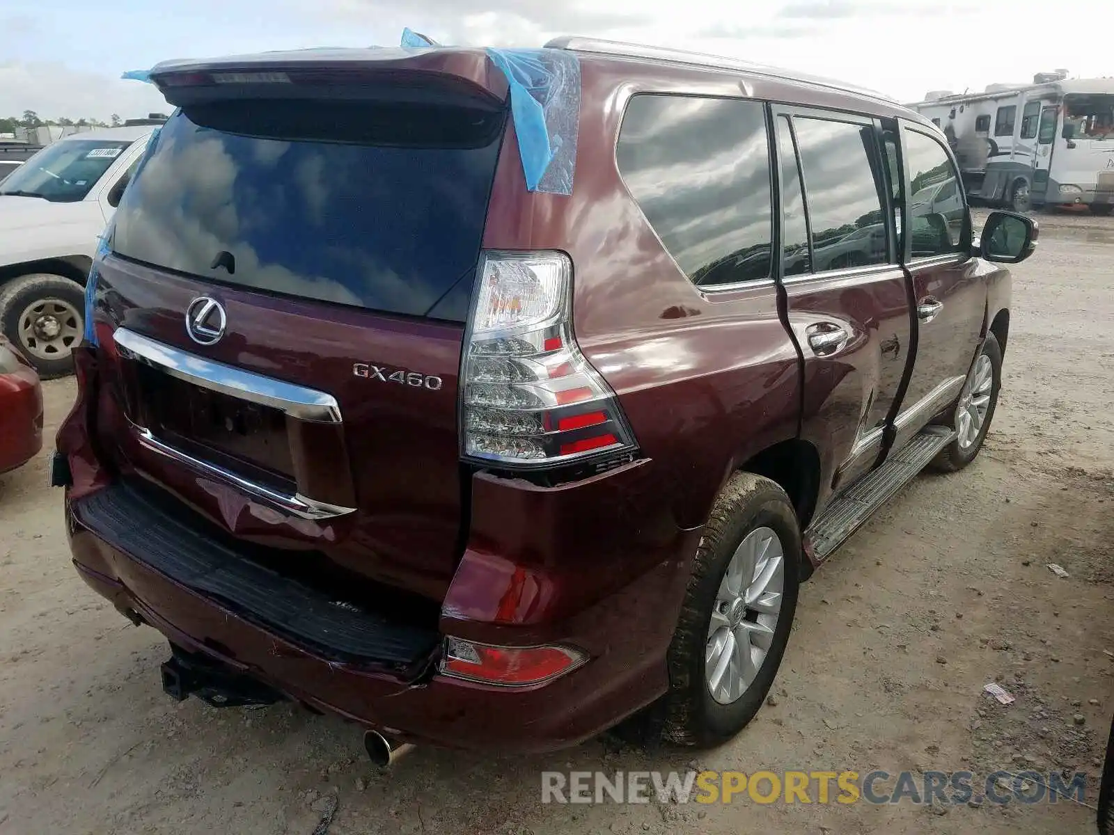 4 Photograph of a damaged car JTJBM7FX4K5232789 LEXUS GX 2019