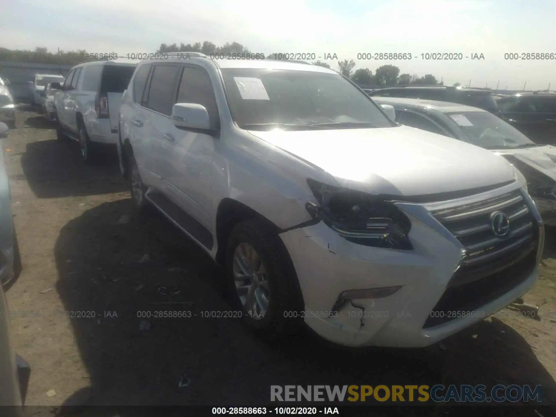 1 Photograph of a damaged car JTJBM7FX5K5215449 LEXUS GX 2019