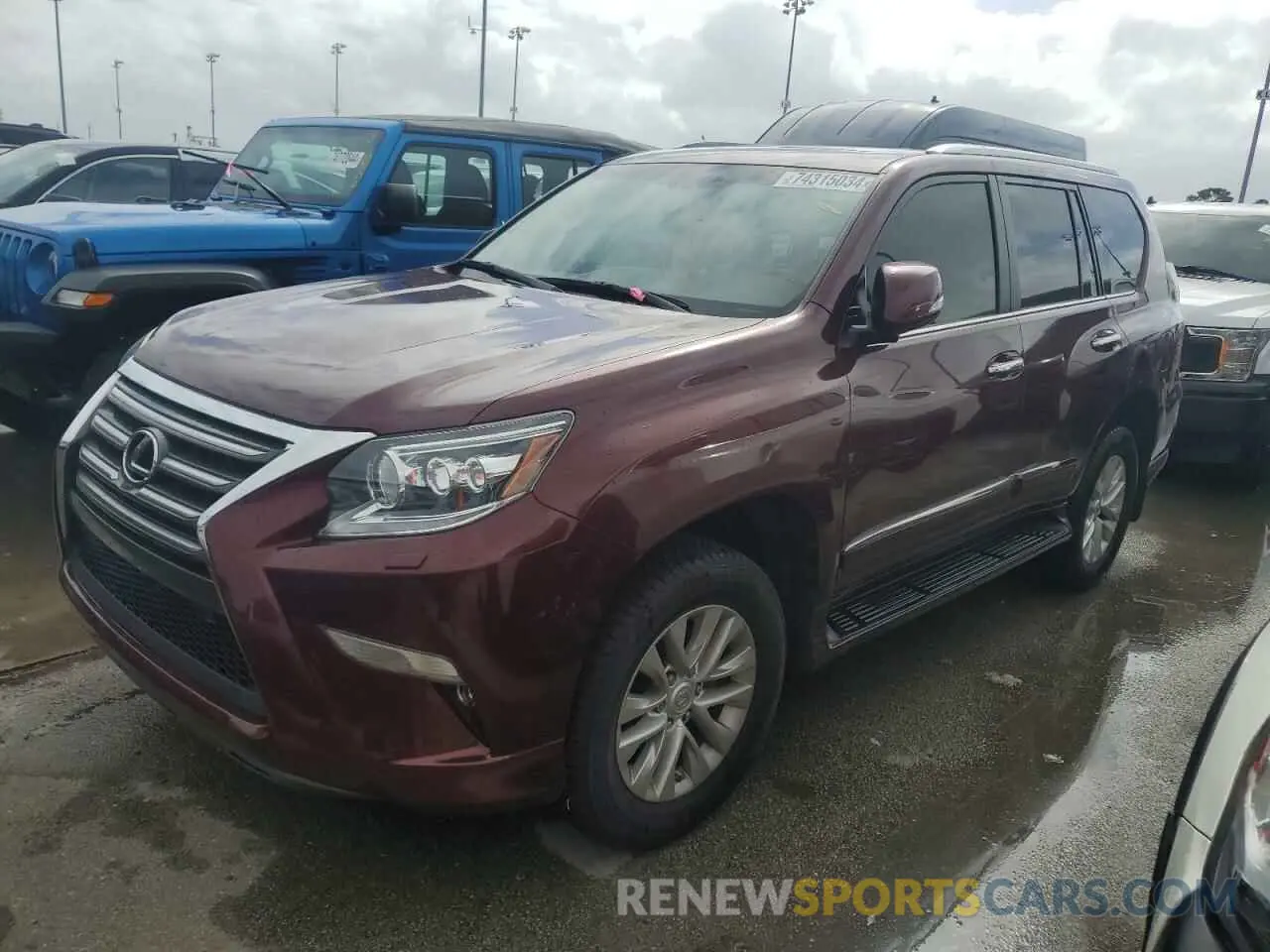 1 Photograph of a damaged car JTJBM7FX5K5222403 LEXUS GX 2019