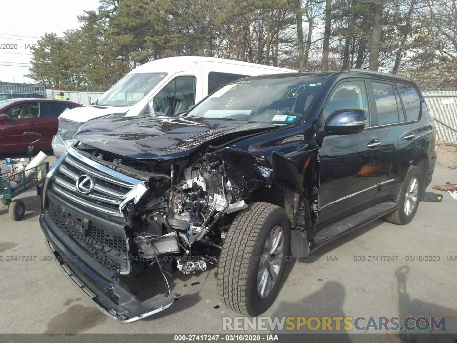 2 Photograph of a damaged car JTJBM7FX5K5223177 LEXUS GX 2019