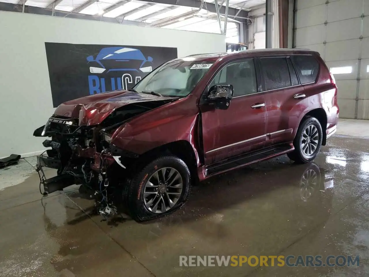 1 Photograph of a damaged car JTJBM7FX5K5229173 LEXUS GX 2019