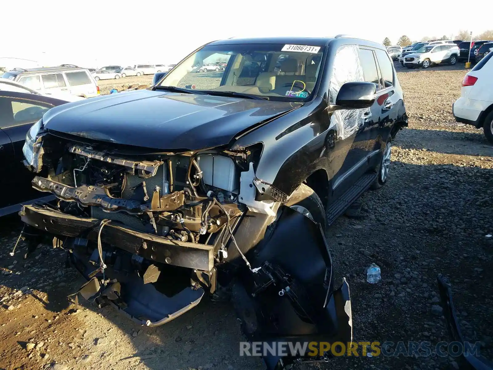 2 Photograph of a damaged car JTJBM7FX6K5211071 LEXUS GX 2019