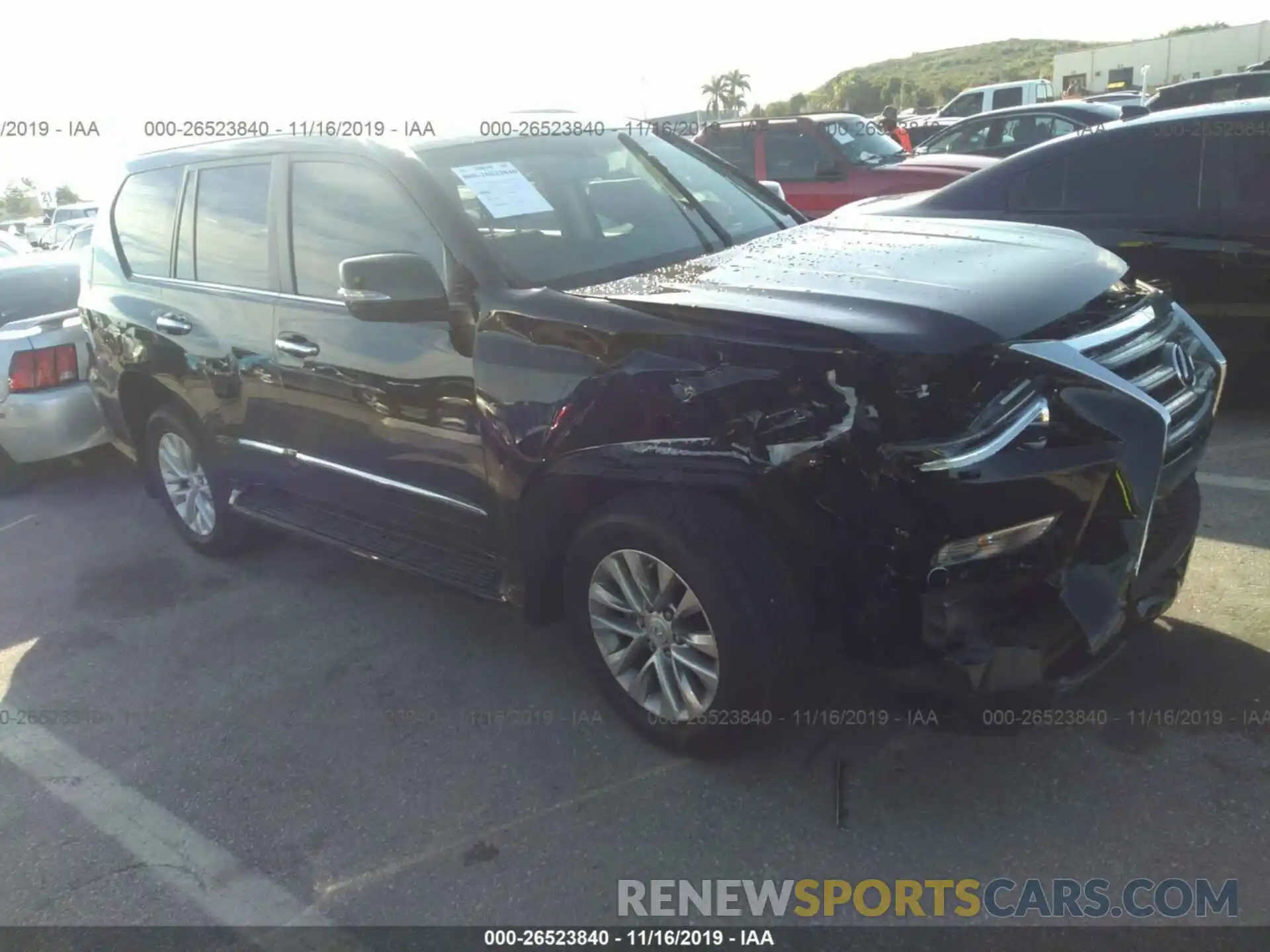 1 Photograph of a damaged car JTJBM7FX6K5224449 LEXUS GX 2019