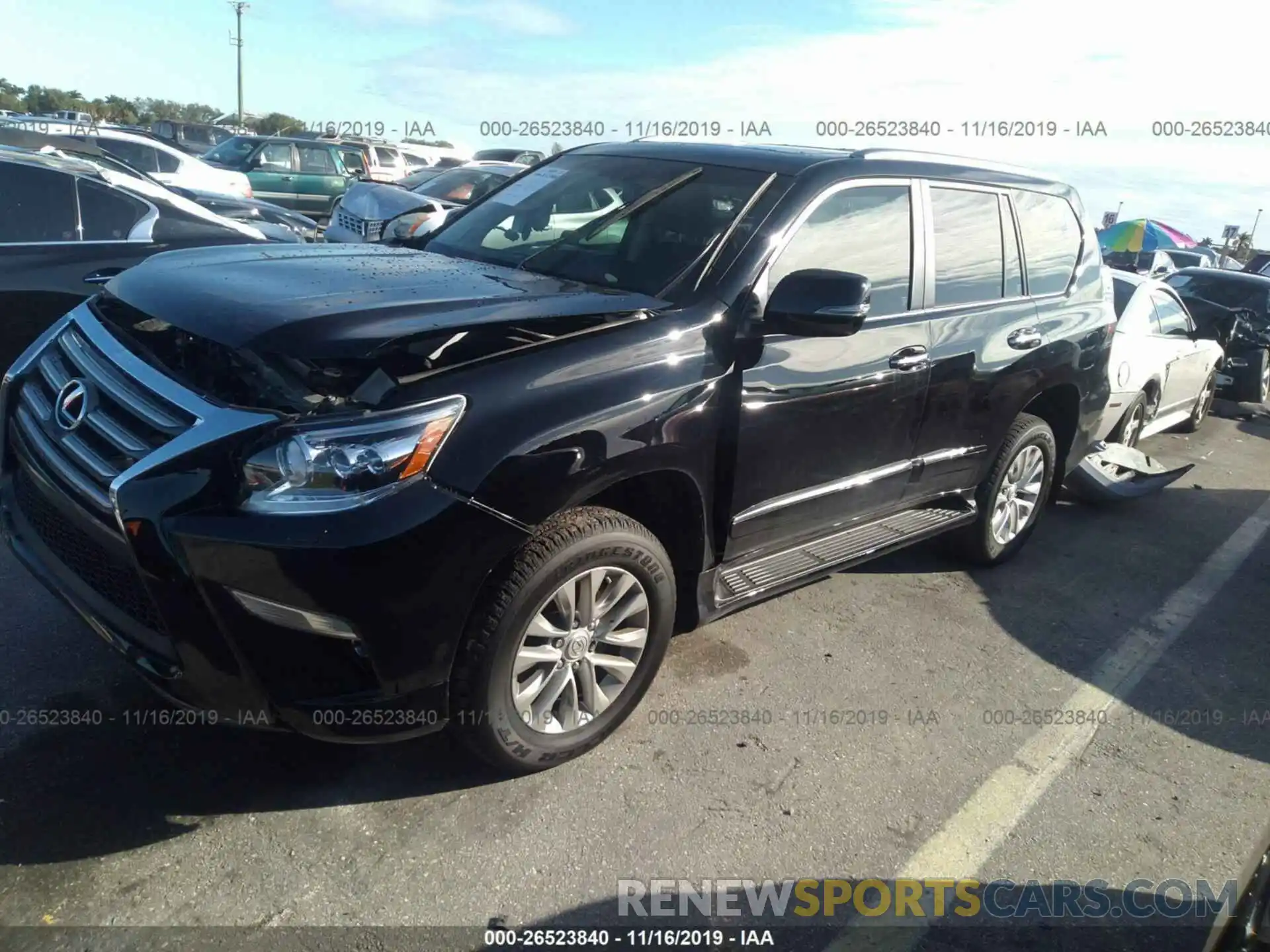 2 Photograph of a damaged car JTJBM7FX6K5224449 LEXUS GX 2019