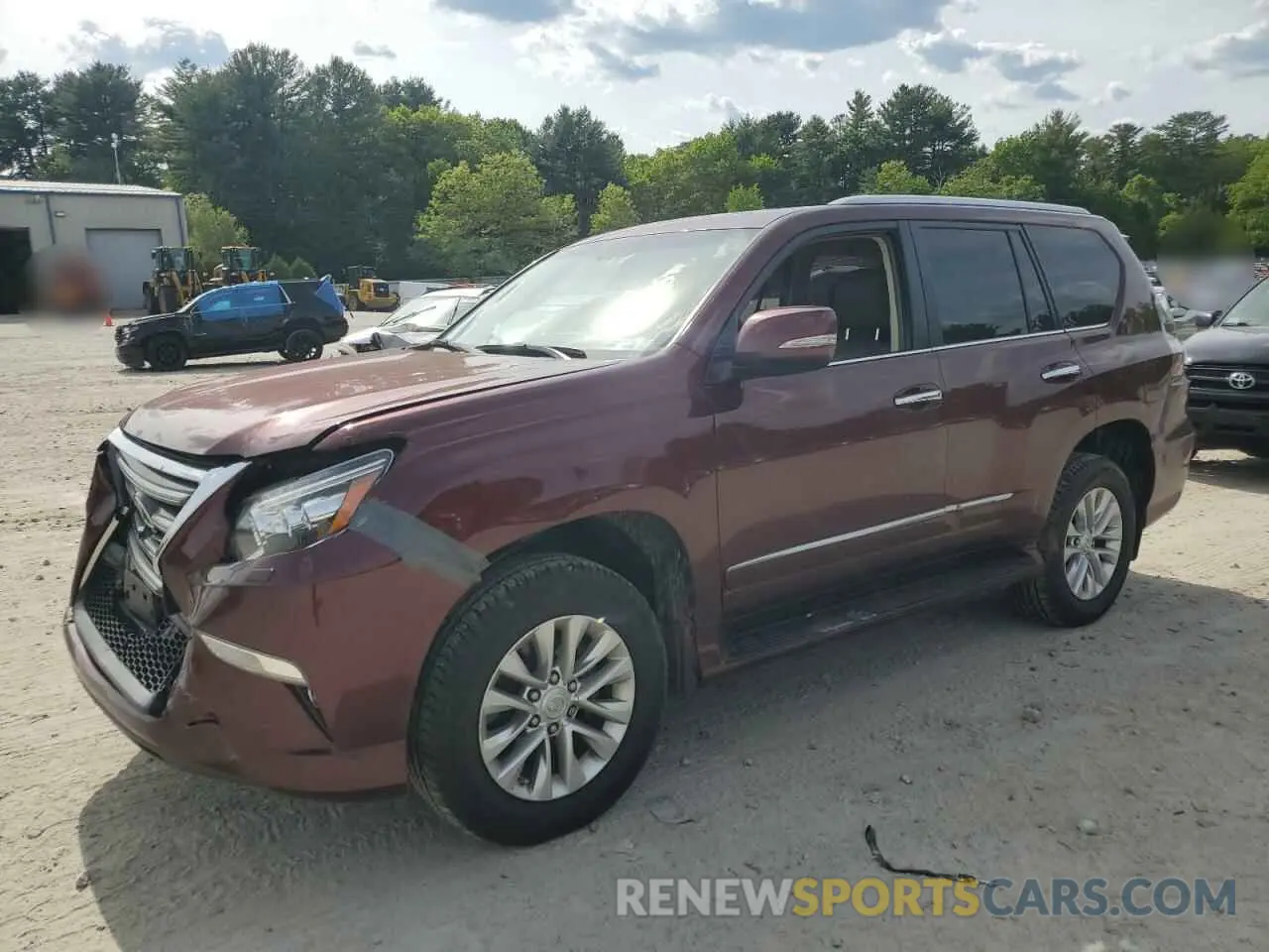 1 Photograph of a damaged car JTJBM7FX7K5211323 LEXUS GX 2019