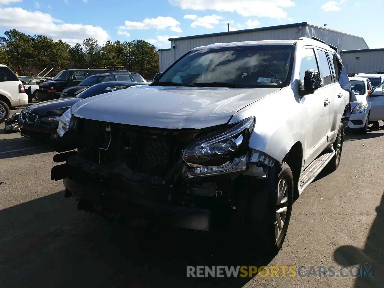 2 Photograph of a damaged car JTJBM7FX7K5211497 LEXUS GX 2019