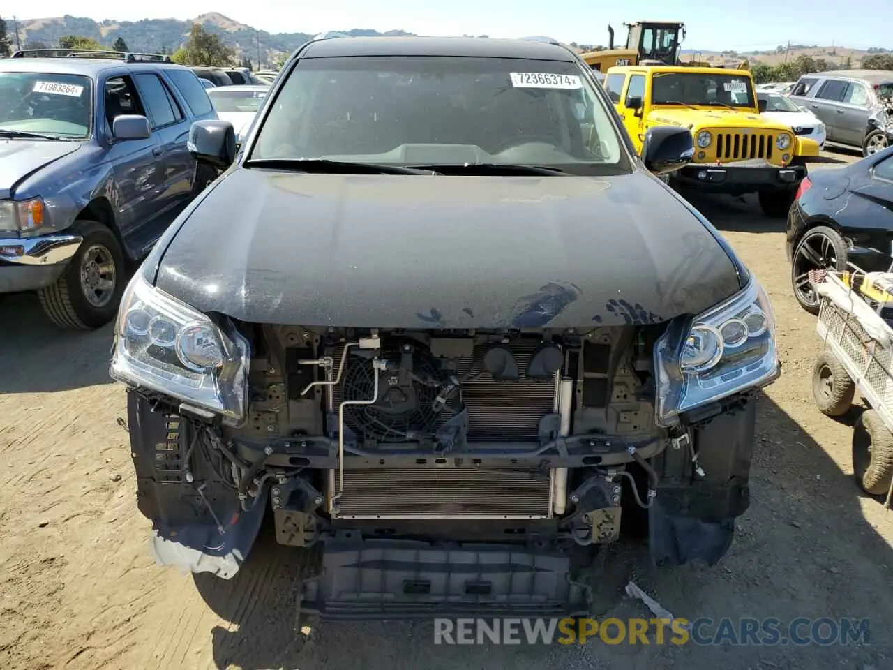 5 Photograph of a damaged car JTJBM7FX7K5213072 LEXUS GX 2019