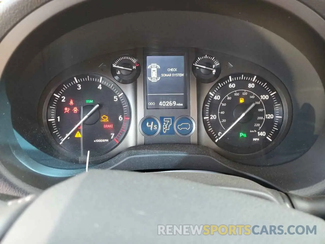 9 Photograph of a damaged car JTJBM7FX7K5213072 LEXUS GX 2019